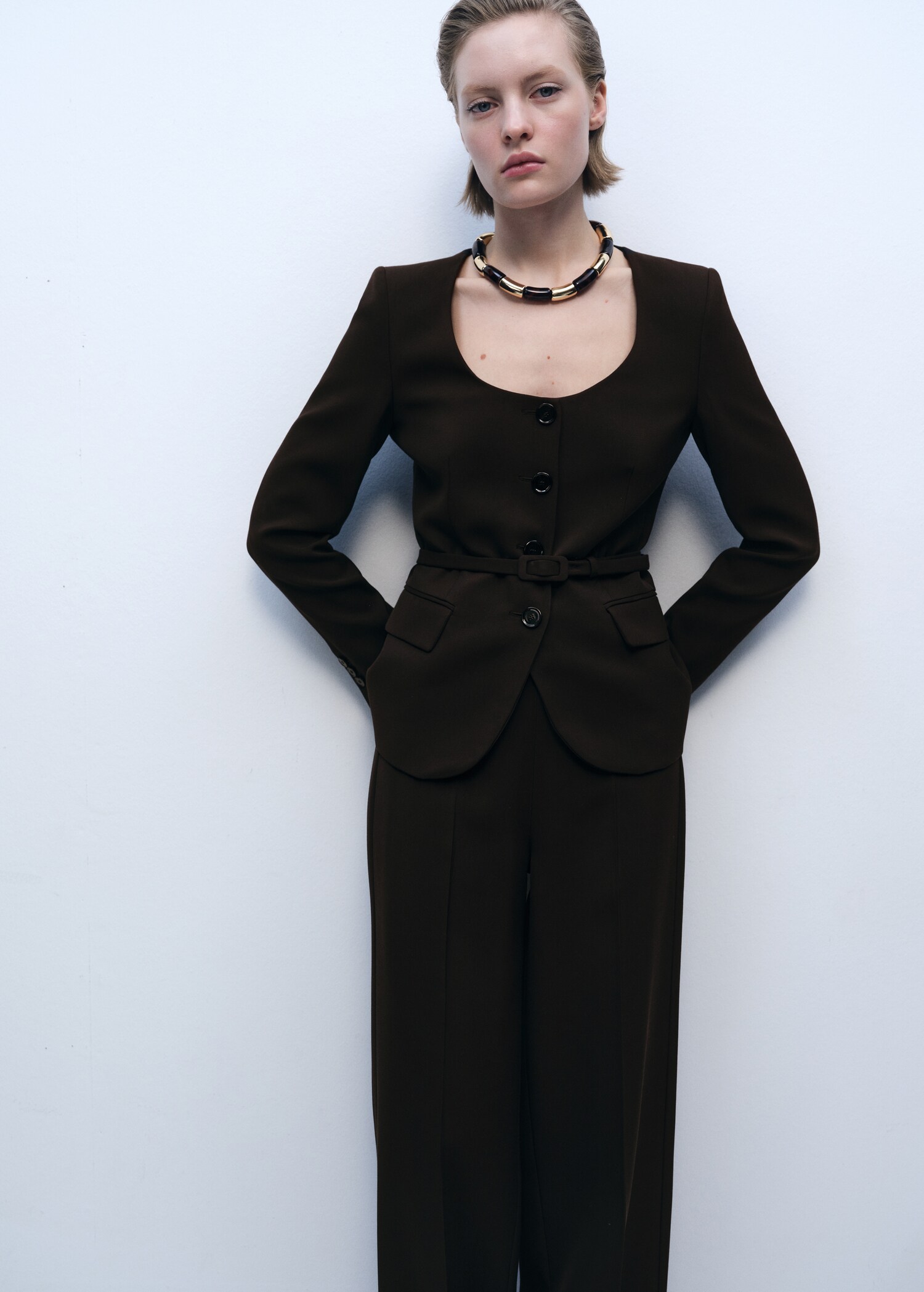 Pantalon droit costume - Détail de l'article 1