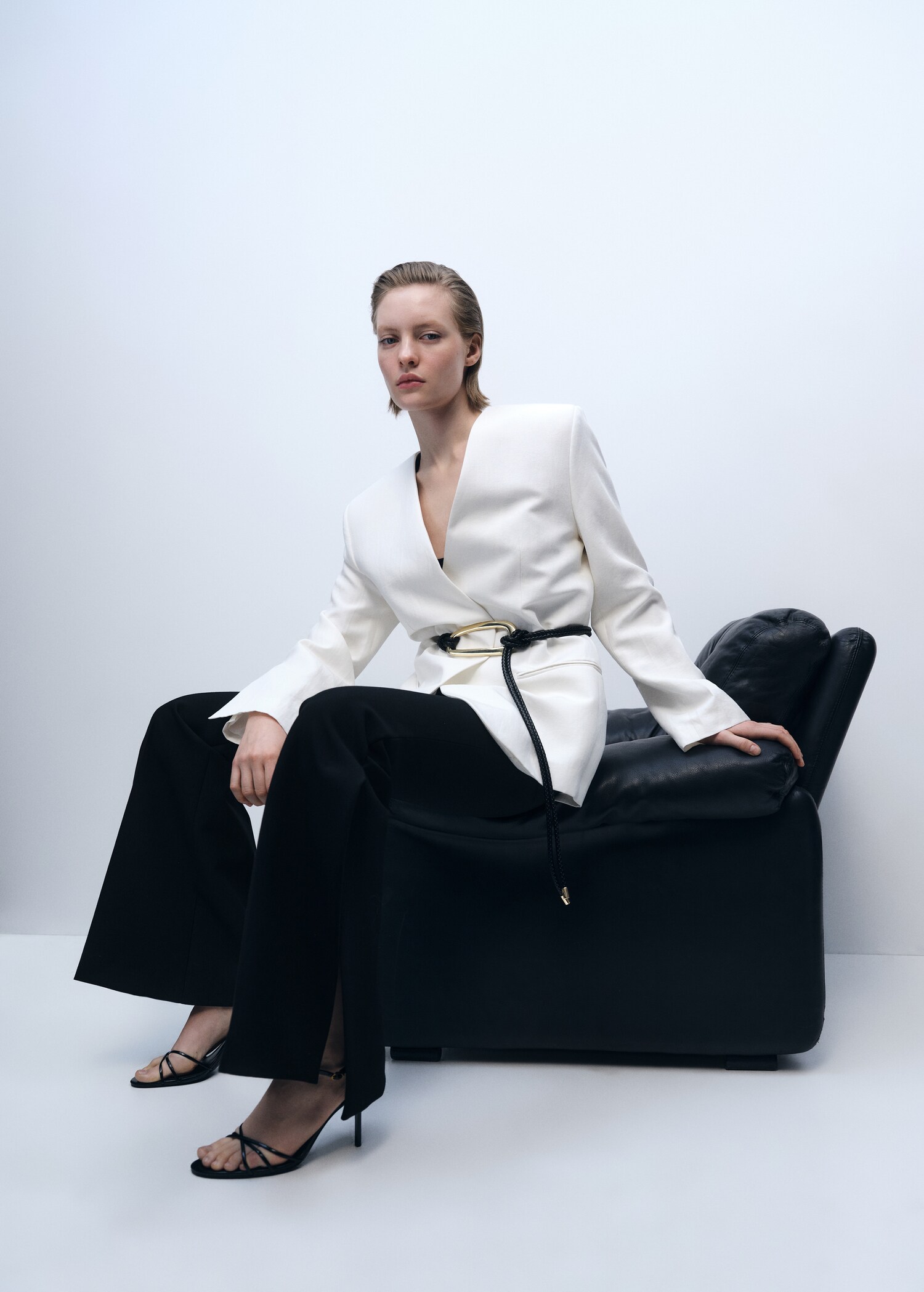 Maxi wide leg suit pants - Details of the article 2