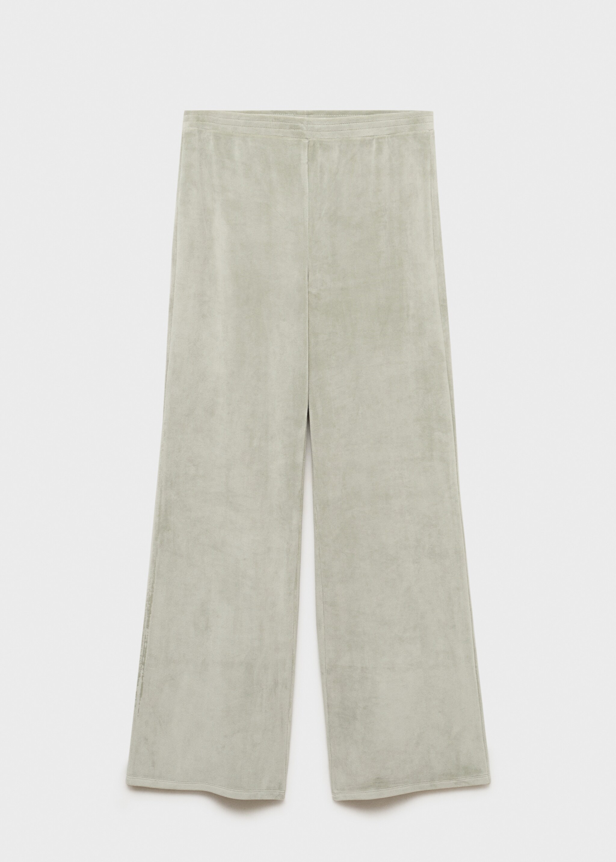 Soft-touch velour trousers - Article without model, Aqua Green. Ref: 87036710-00.