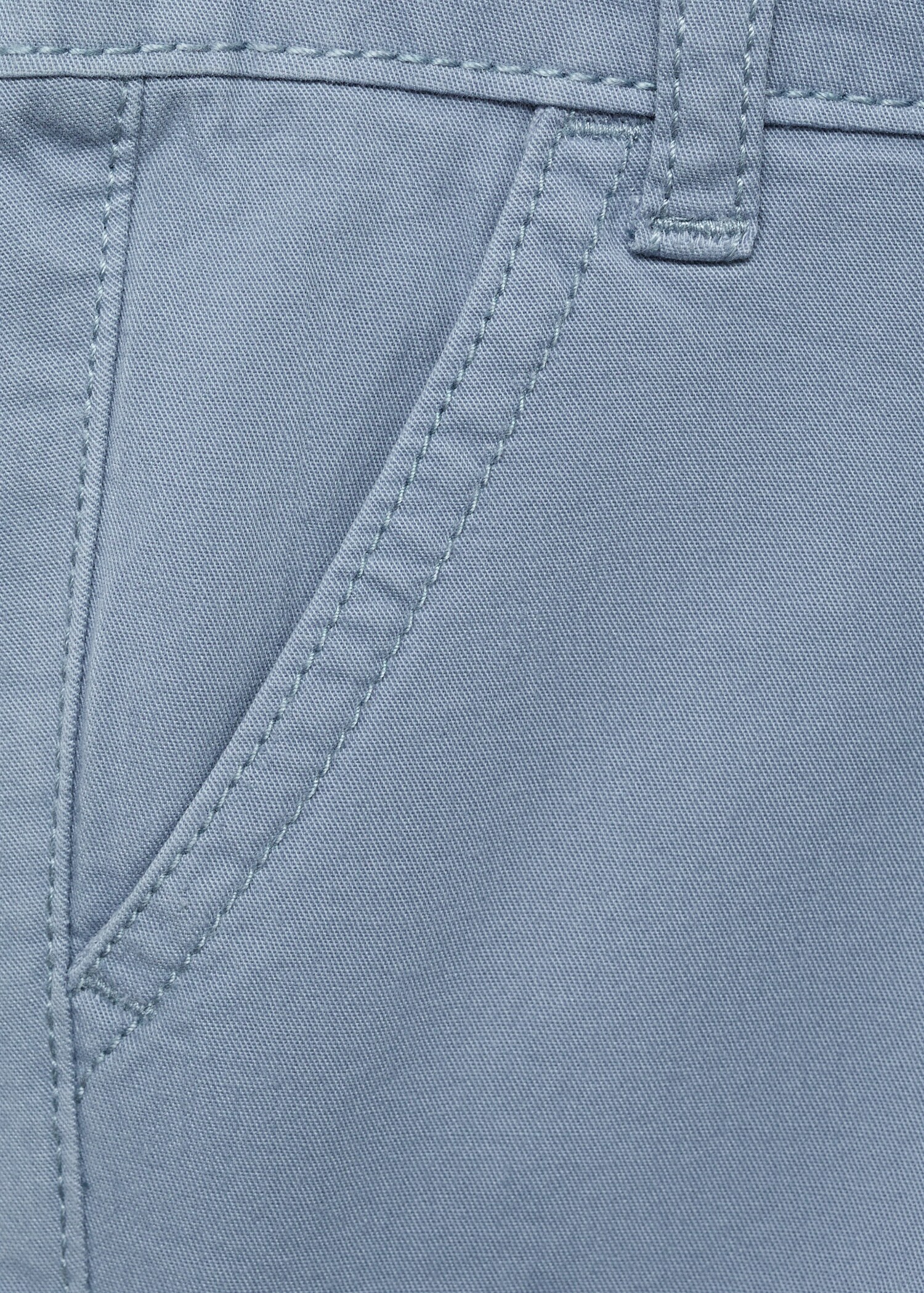 Cotton shorts with drawstring - Details of the article 0