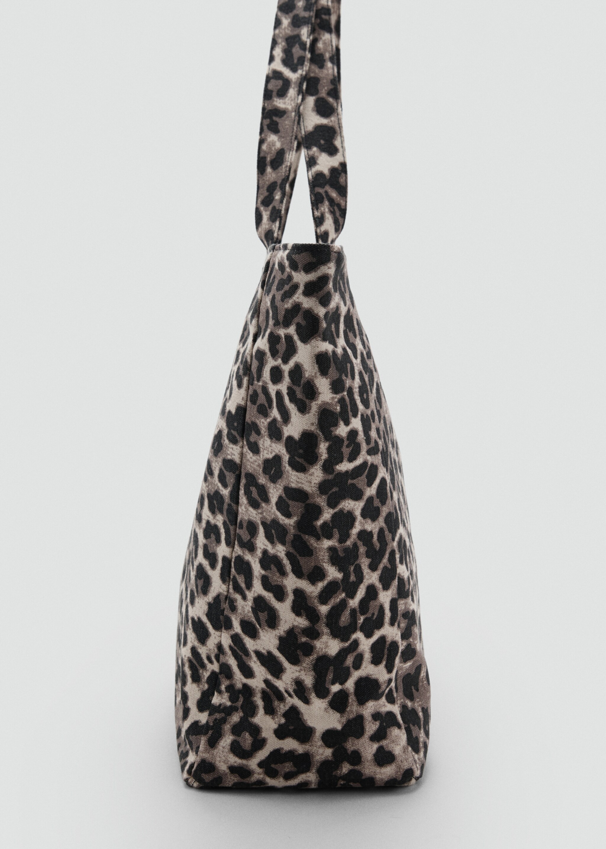 Bolso tote animal print - Detalle del artículo 1, Negro. Ref: 87036721-00.