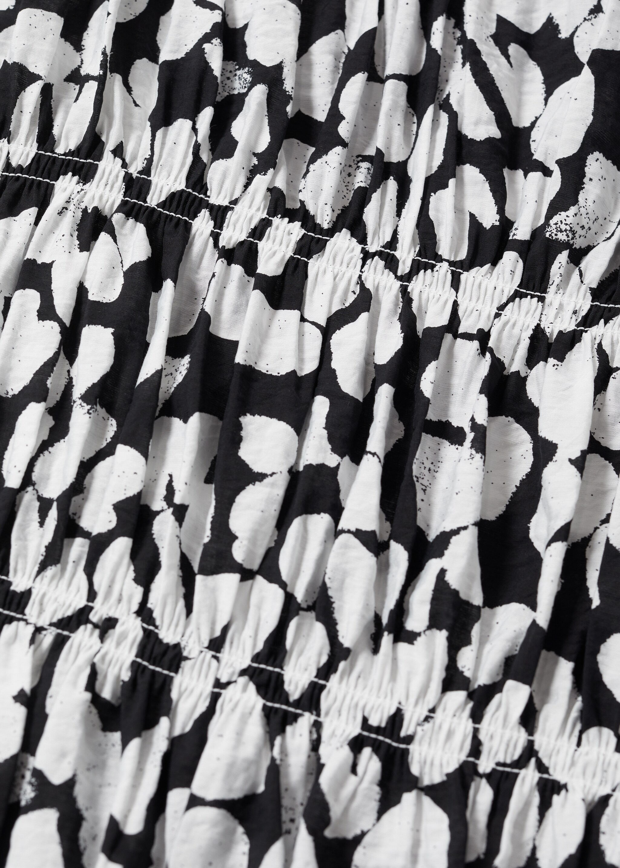 Crop top s nabíráním - Detail zboží 8