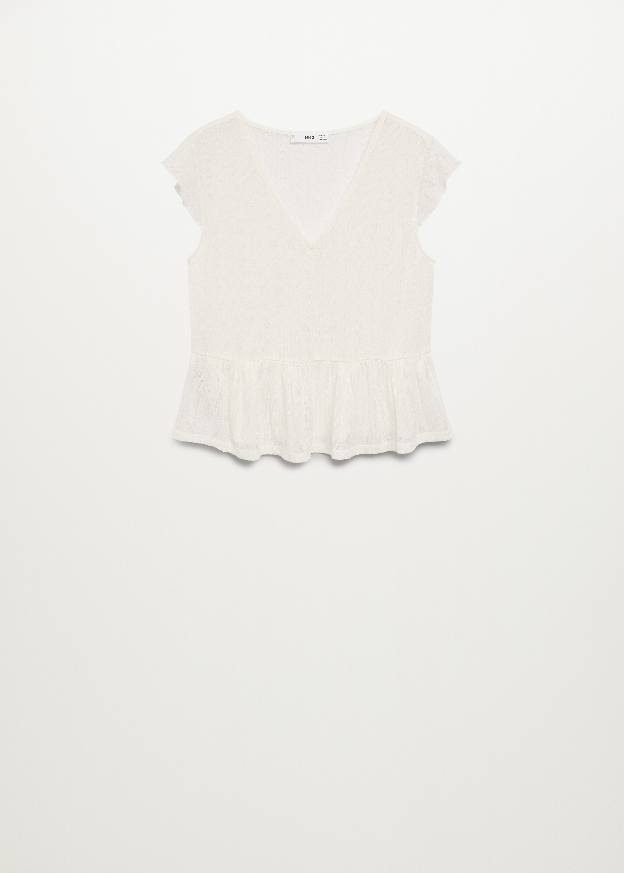 Camiseta fluida textura - Artículo sin modelo