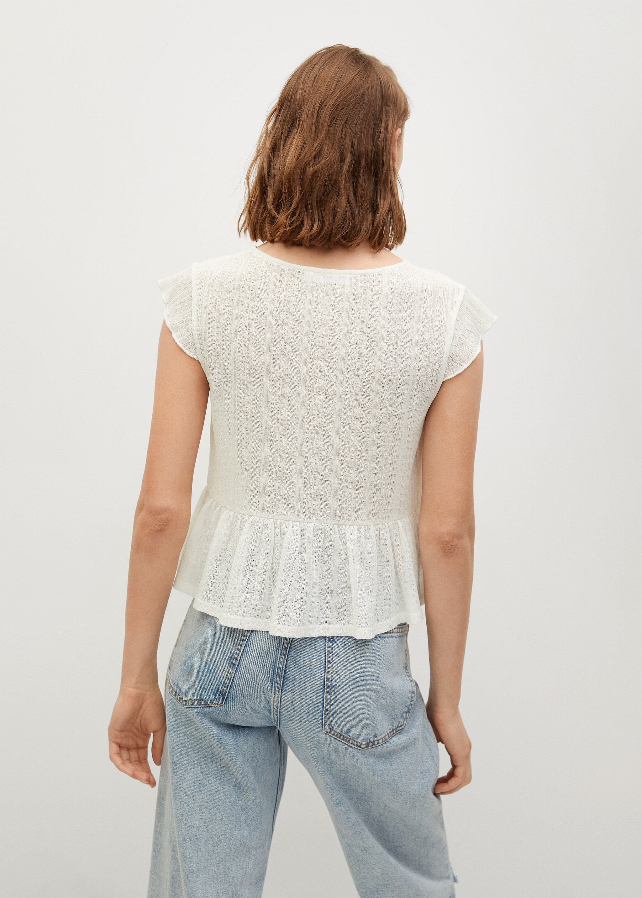 Camiseta fluida textura - Reverso del artículo
