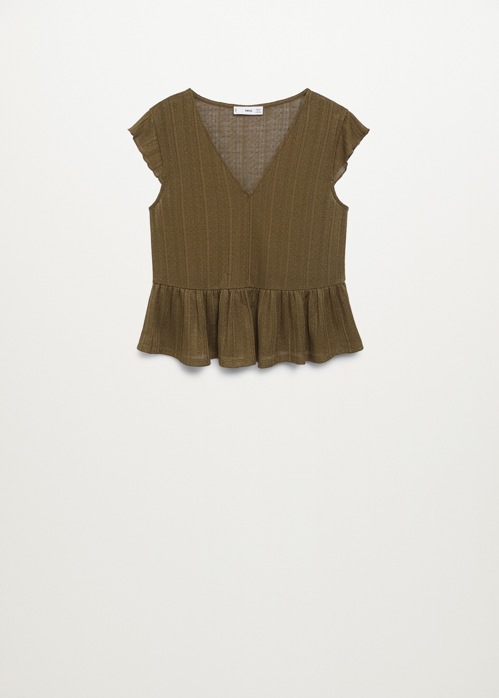 Camiseta fluida textura - Artículo sin modelo