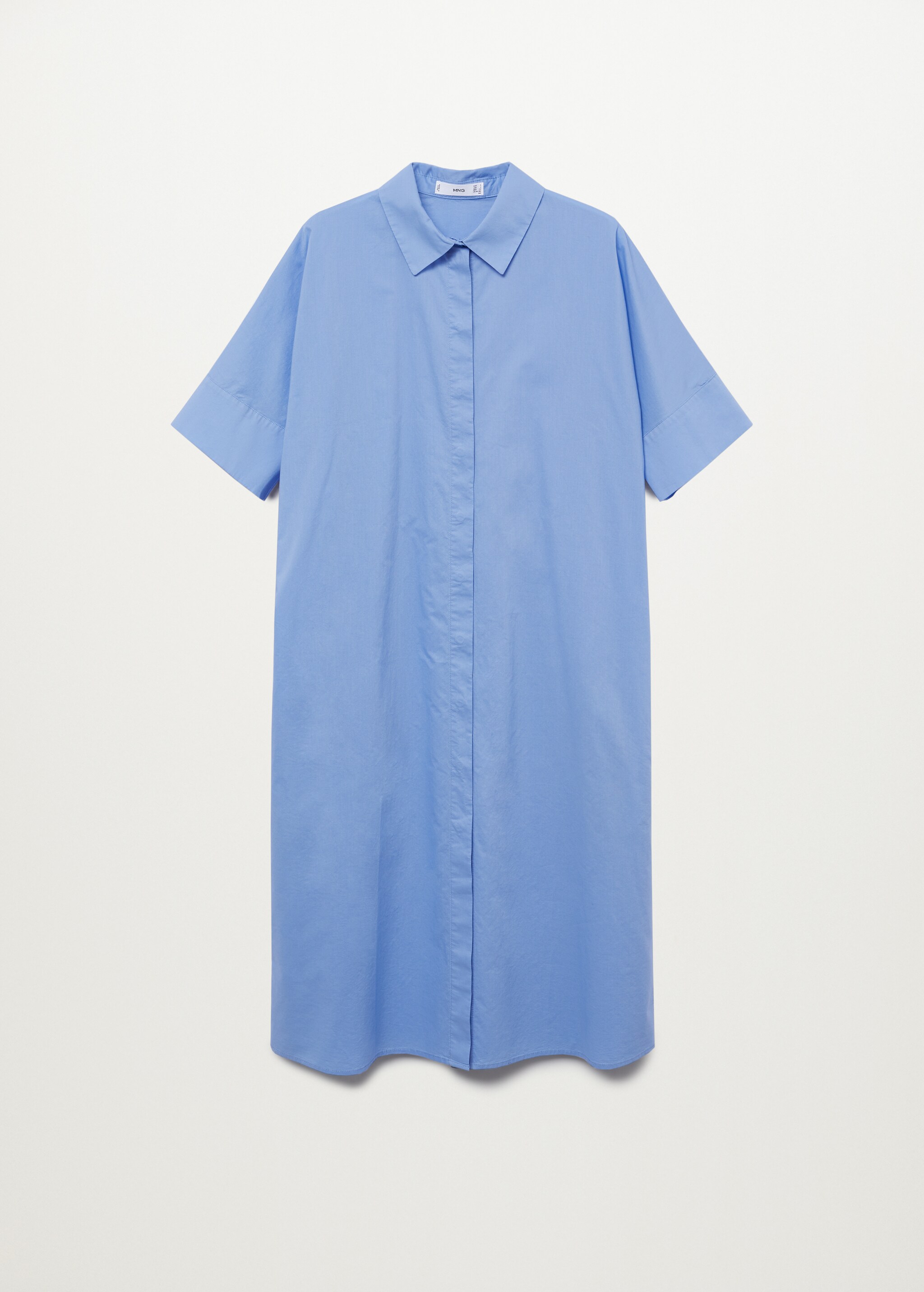 Oversized Popeline-Hemd - Artikel ohne Model