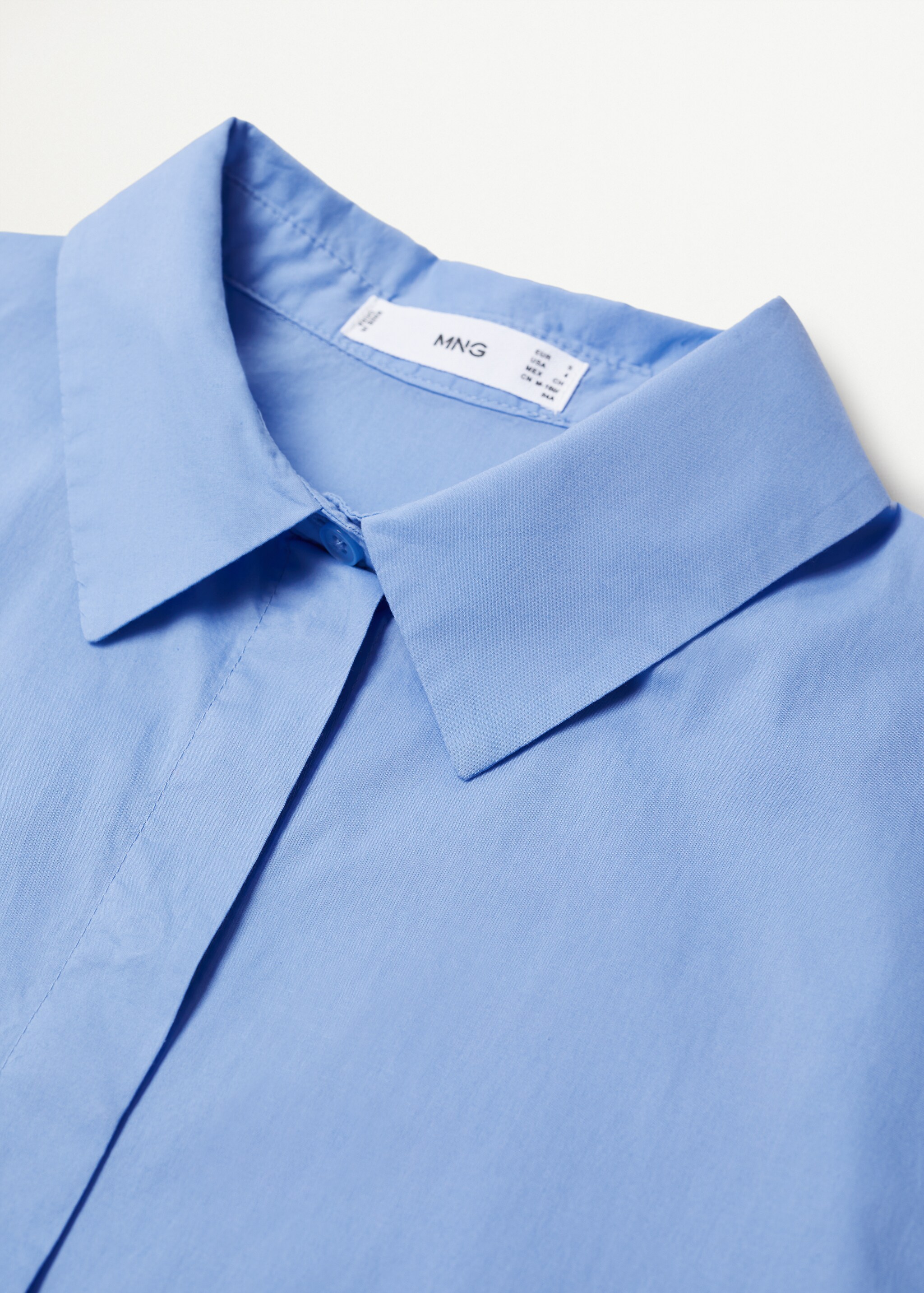 Oversized Popeline-Hemd - Detail des Artikels 8