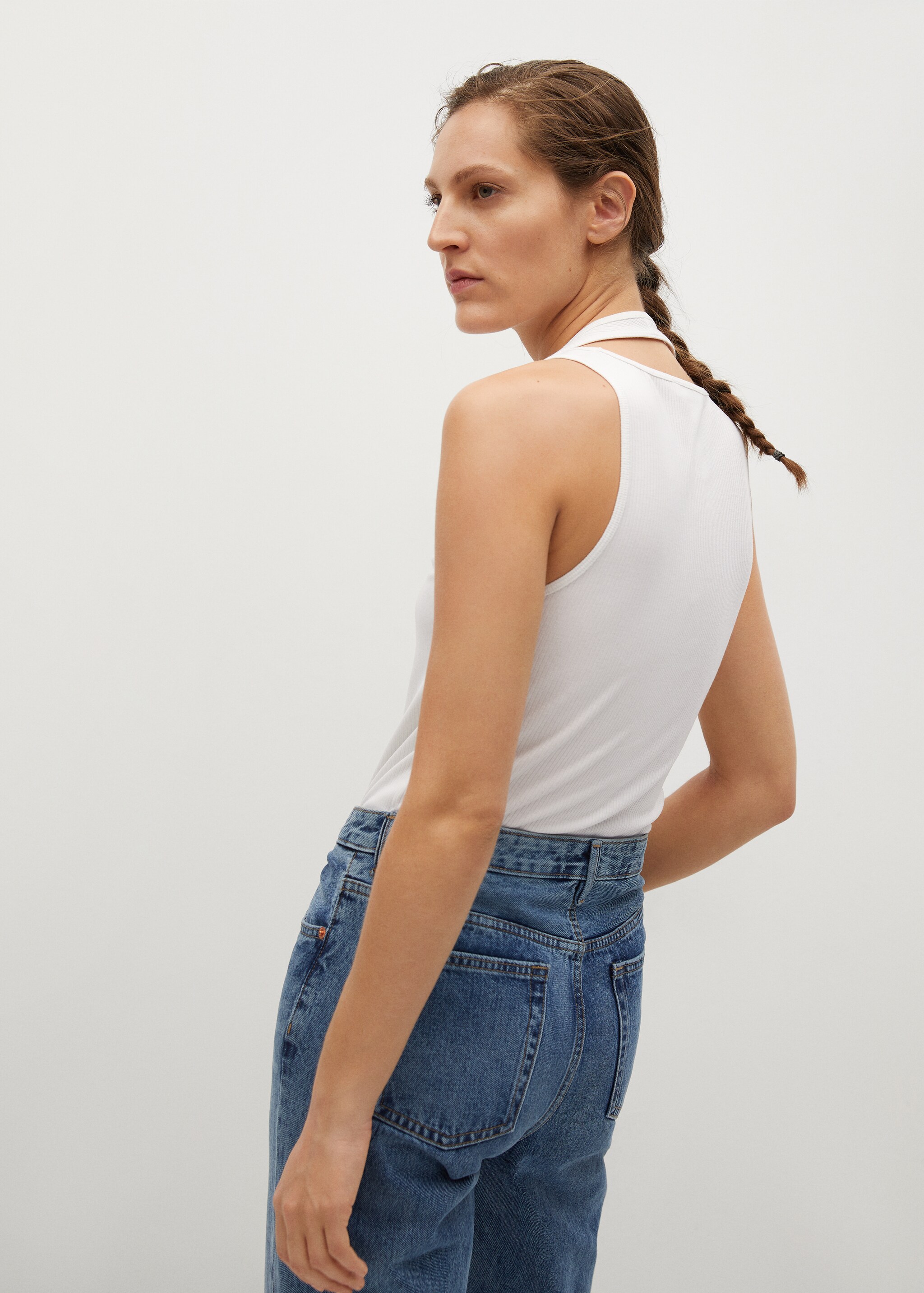 Top cuello doble - Reverso del artículo