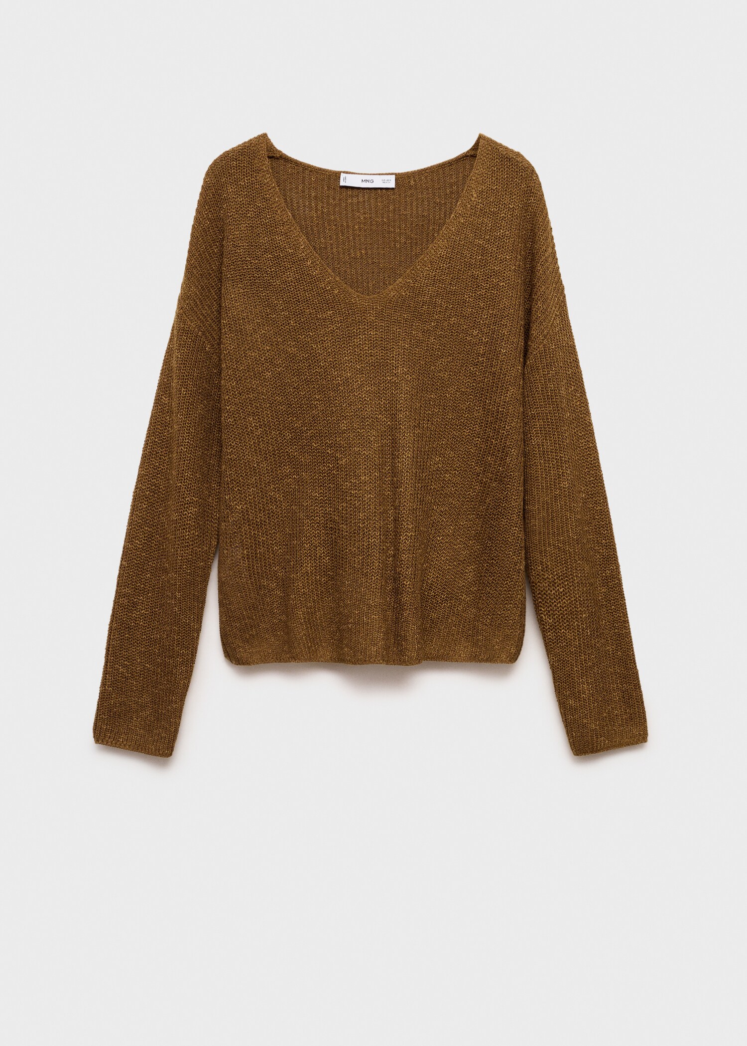 V-neck knit sweater - Article without model