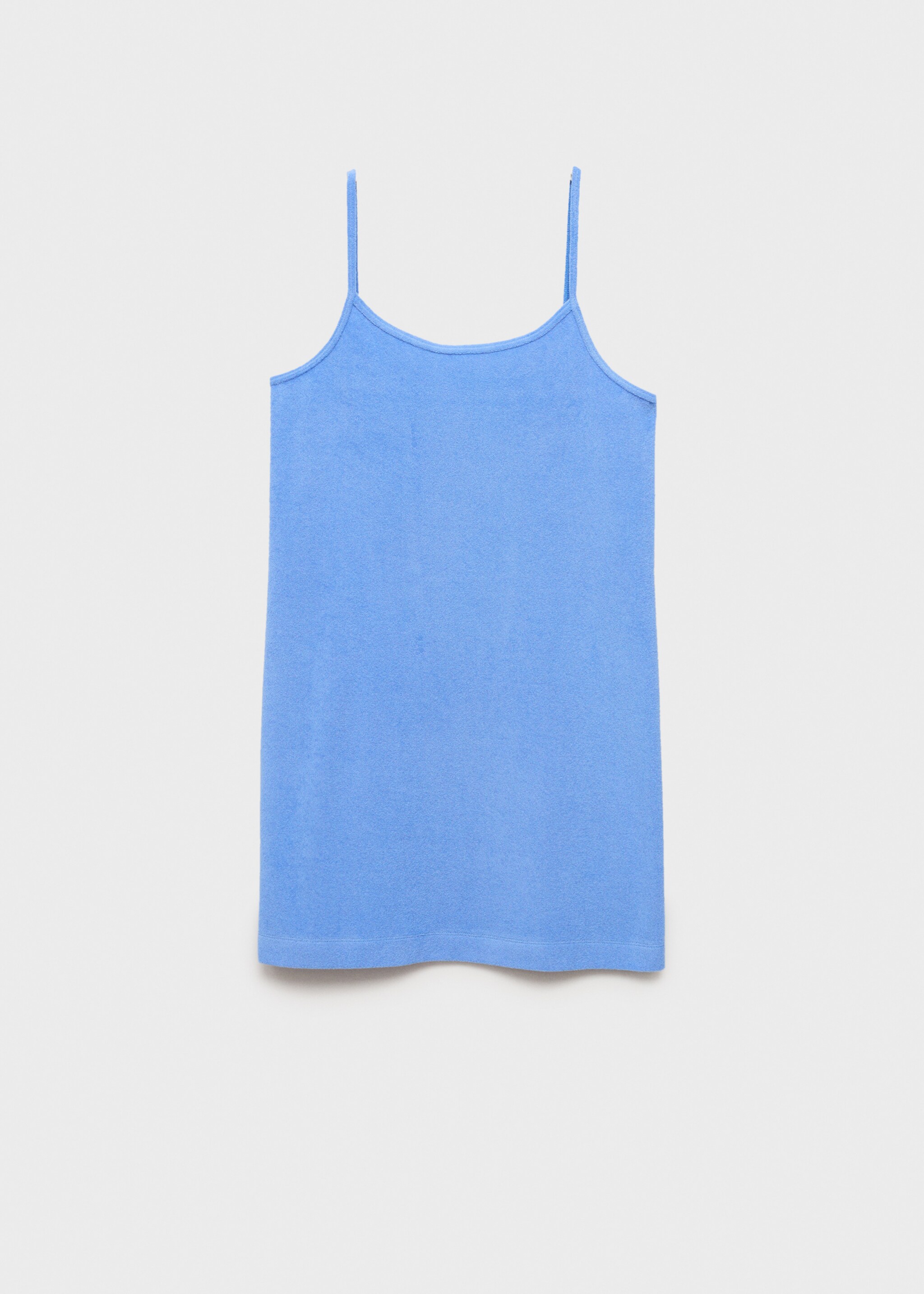 Terry katoenen jurk - Artikel zonder model, Blauw. Ref: 87037170-00.