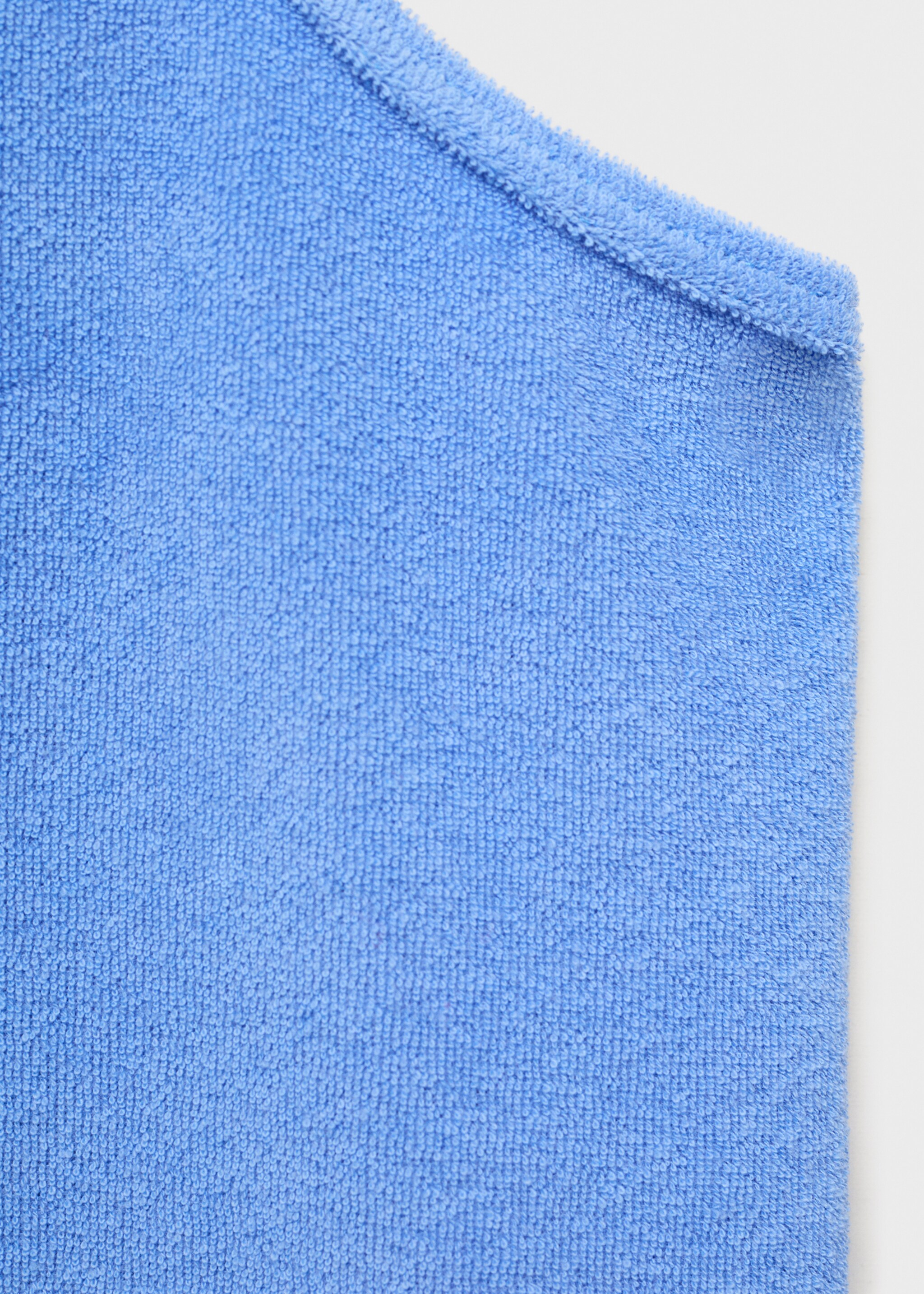 Terry katoenen jurk - Detail van het artikel 0, Blauw. Ref: 87037170-00.