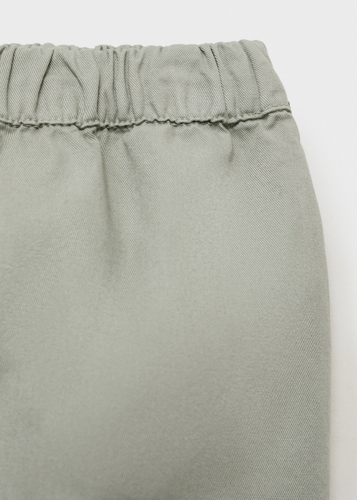 Unifarbene Baumwoll-Shorts - Detail des Artikels 0