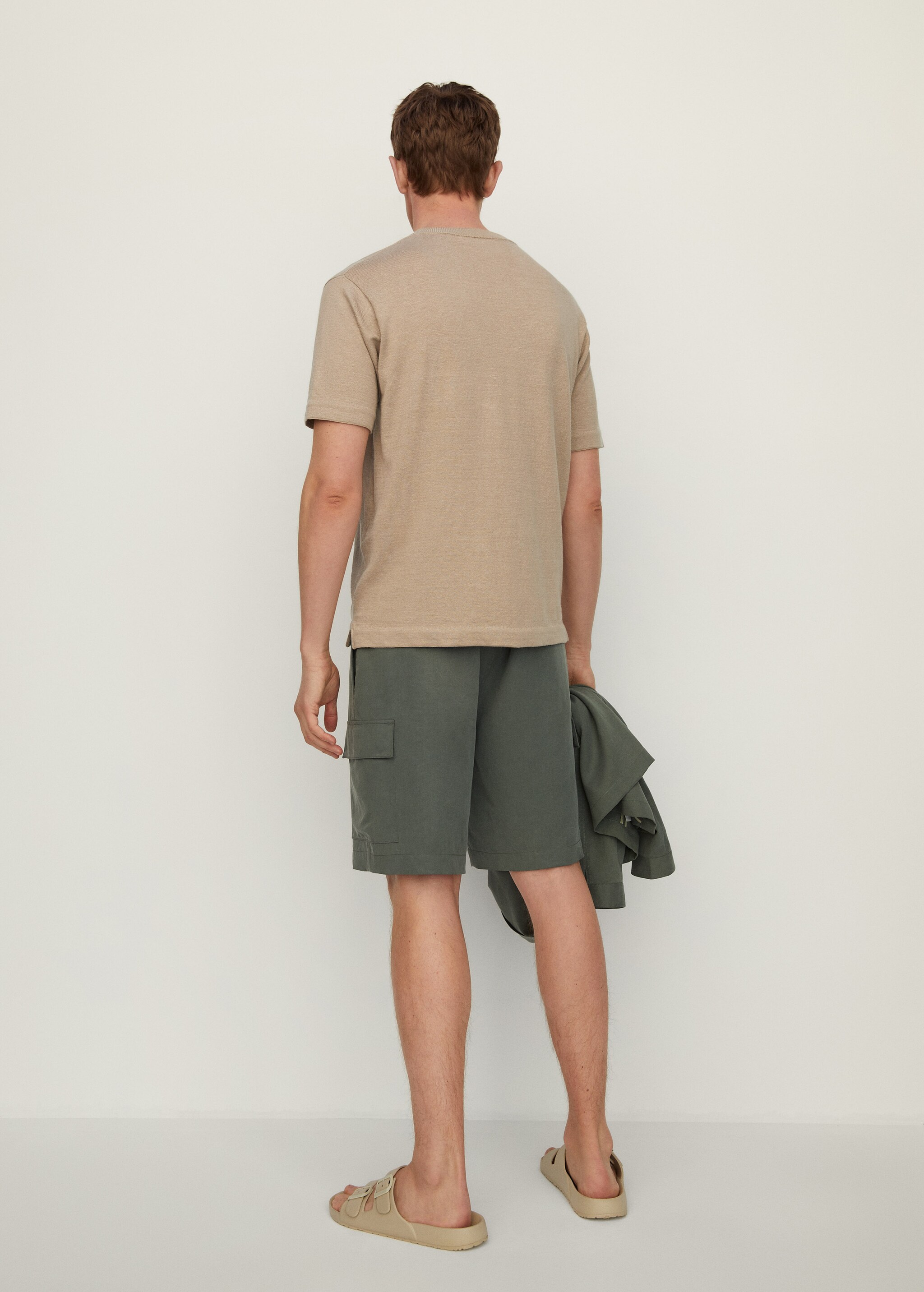 Camiseta punto lino - Reverso del artículo