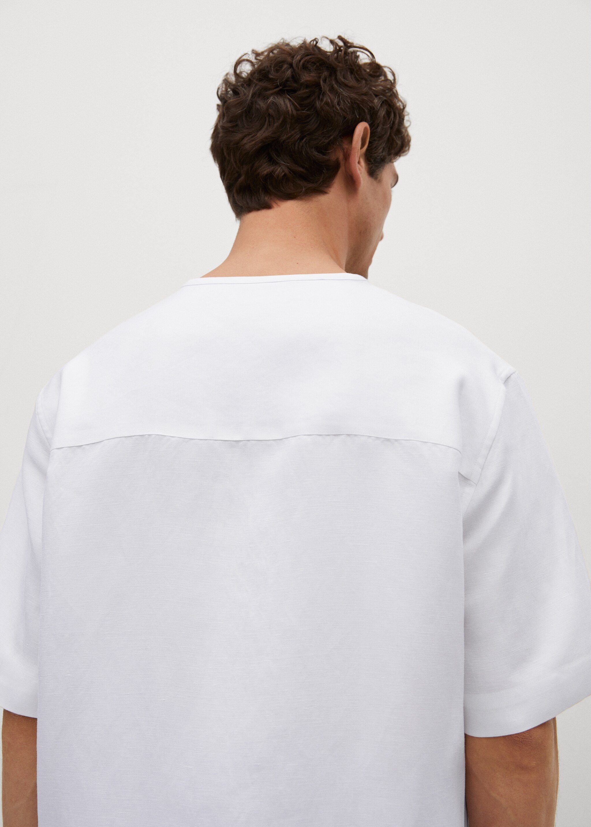 Camisa slim fit lyocell lino - Detalle del artículo 3