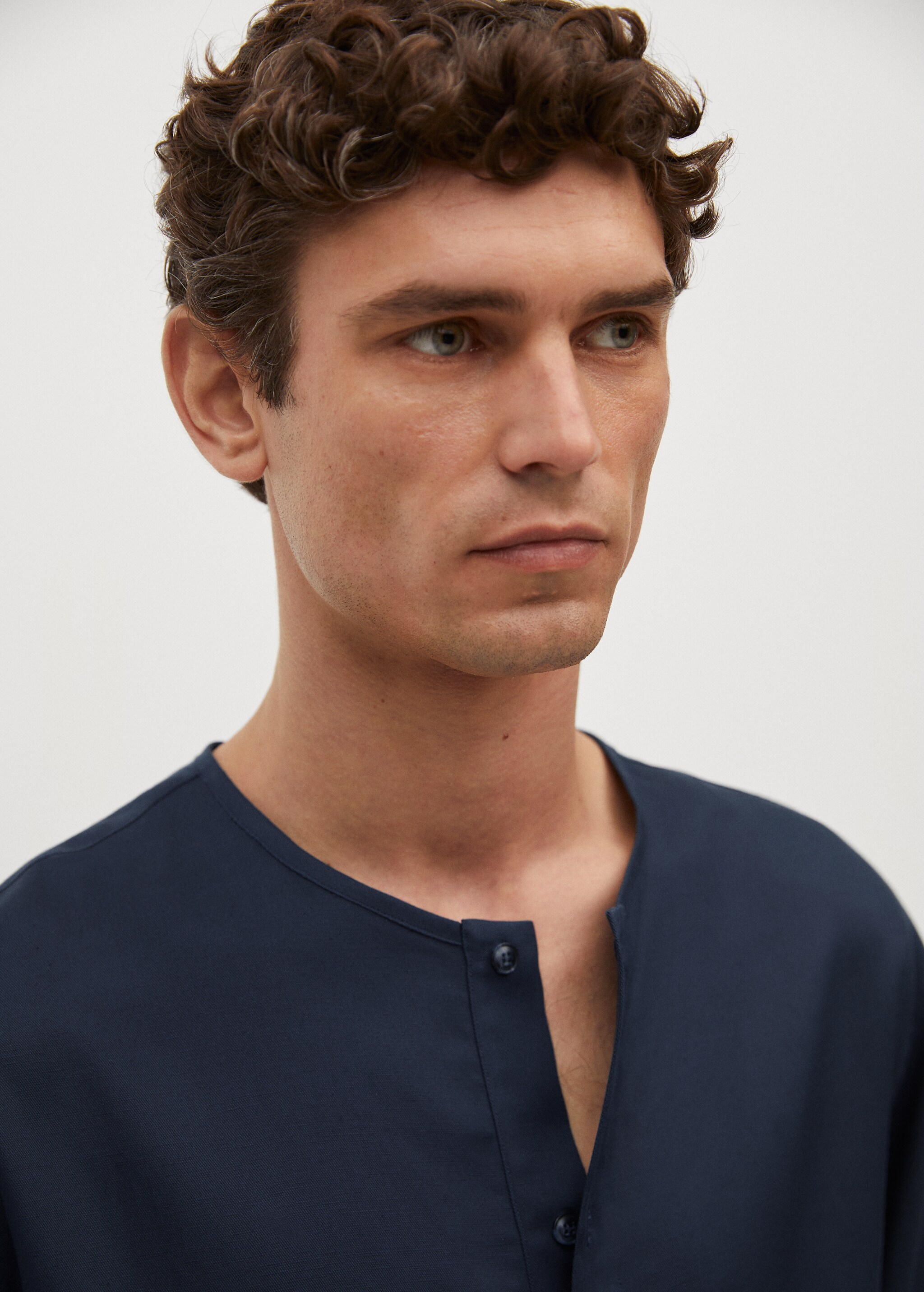 Camisa slim fit lyocell lino - Detalle del artículo 2