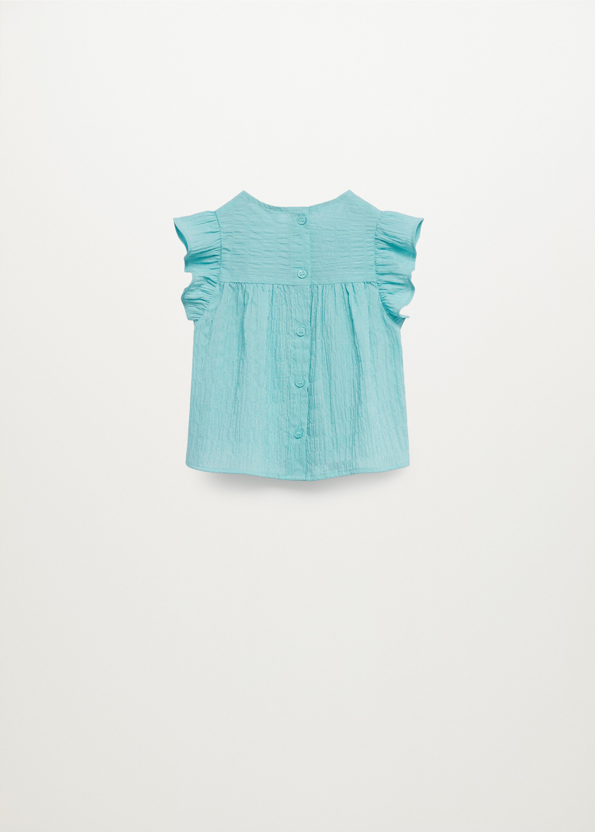 Blusa textura volantes - Reverso del artículo