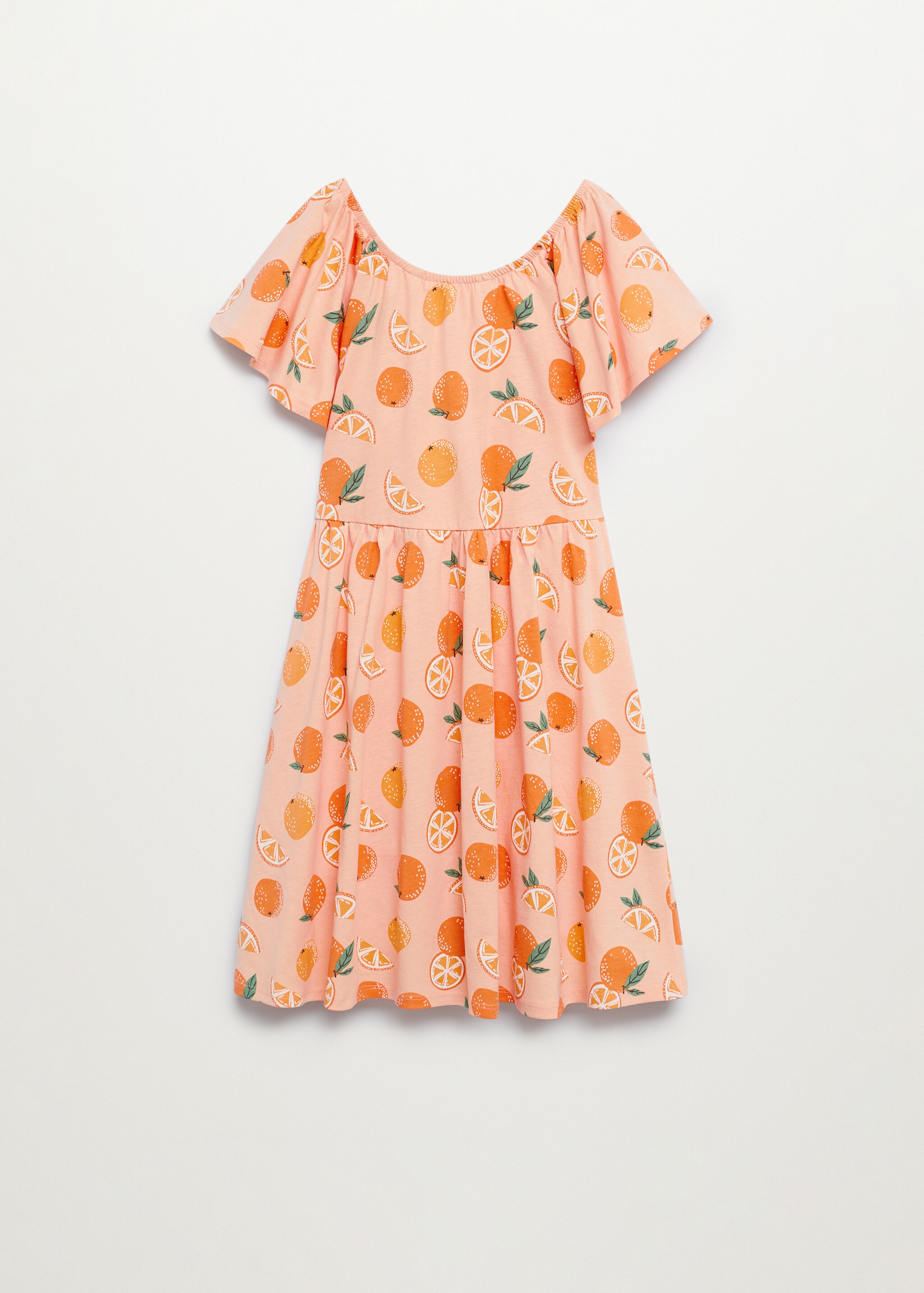 Vestido algodón estampado - Reverso del artículo