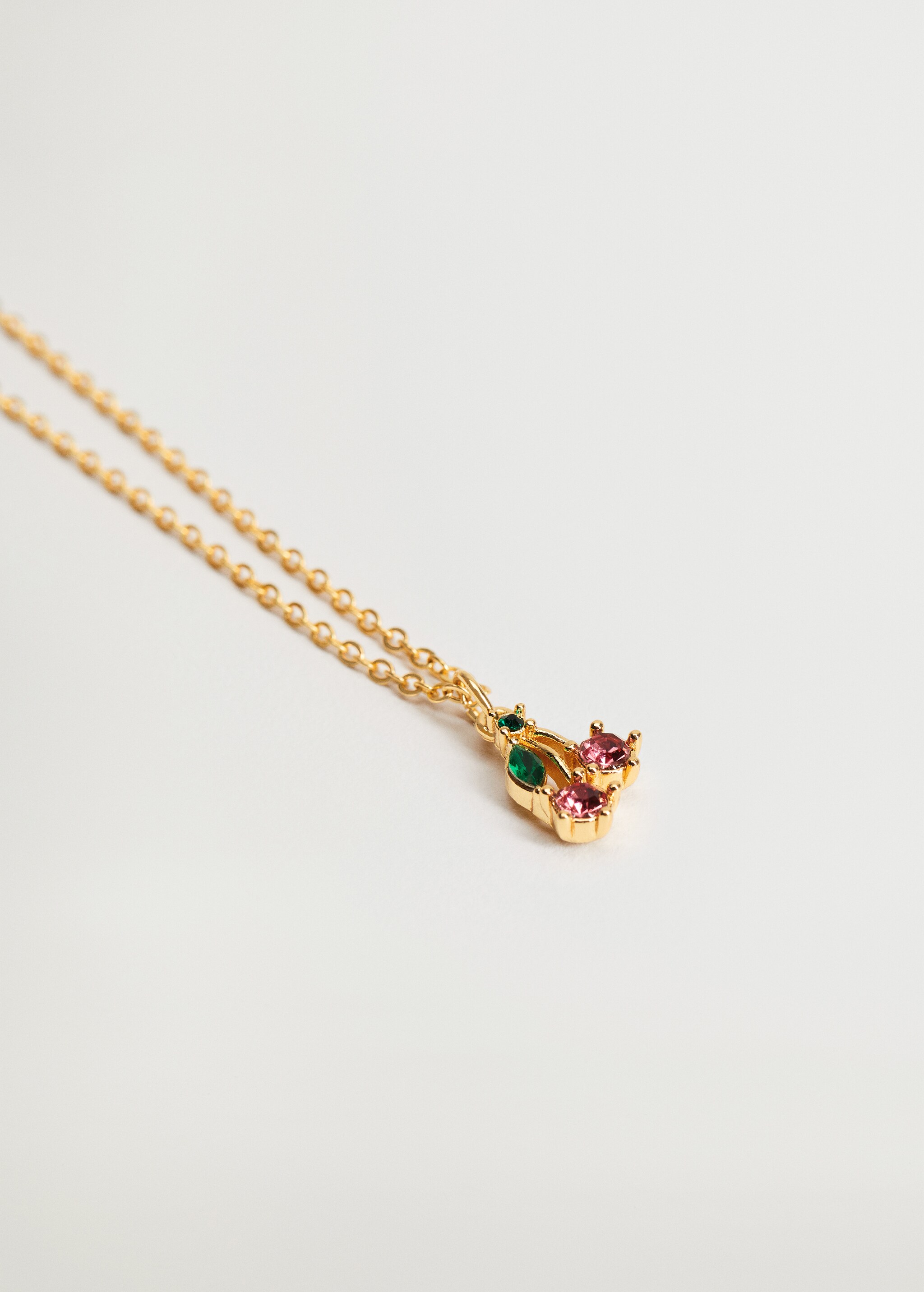 Cherry pendant necklace - Medium plane