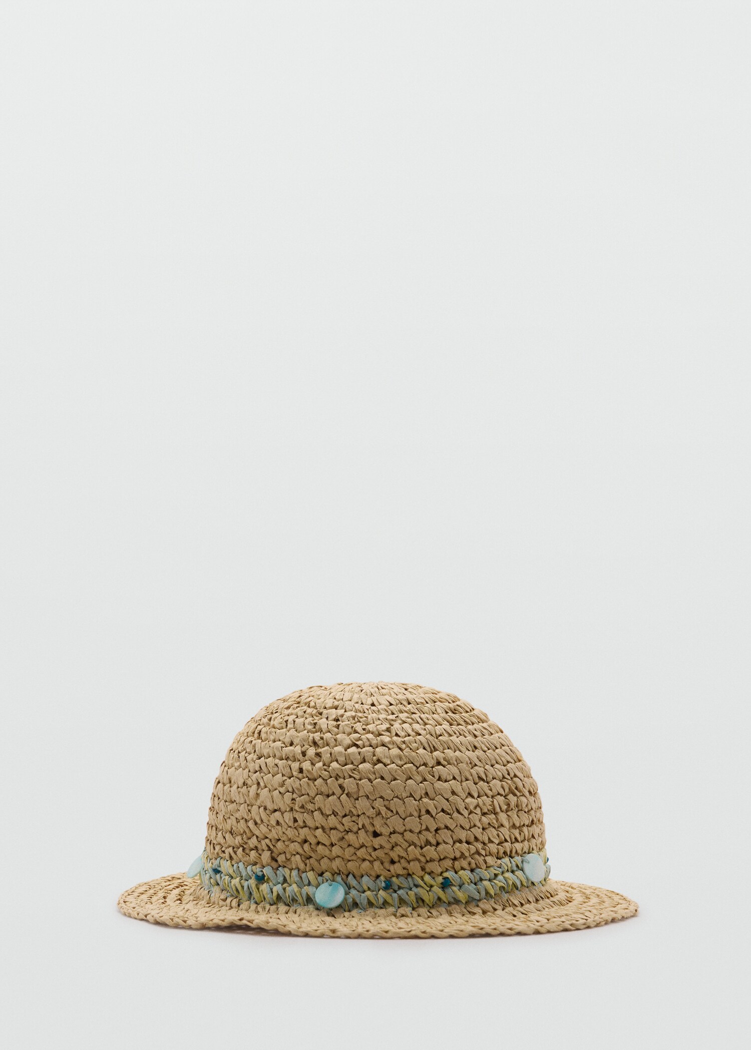 Raffia beaded hat - Article without model