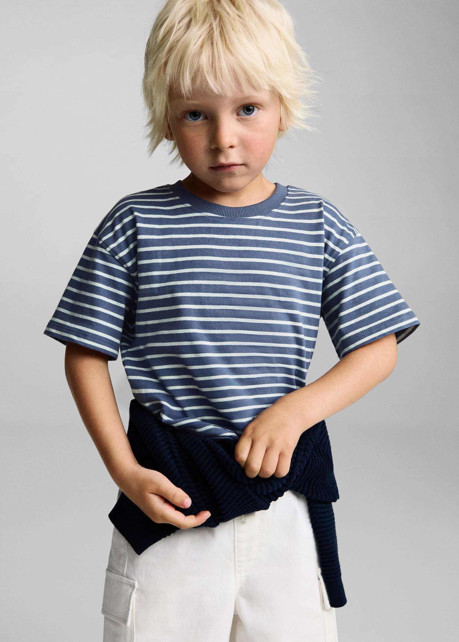 Gestreept katoenen T-shirt - Detail van het artikel 1