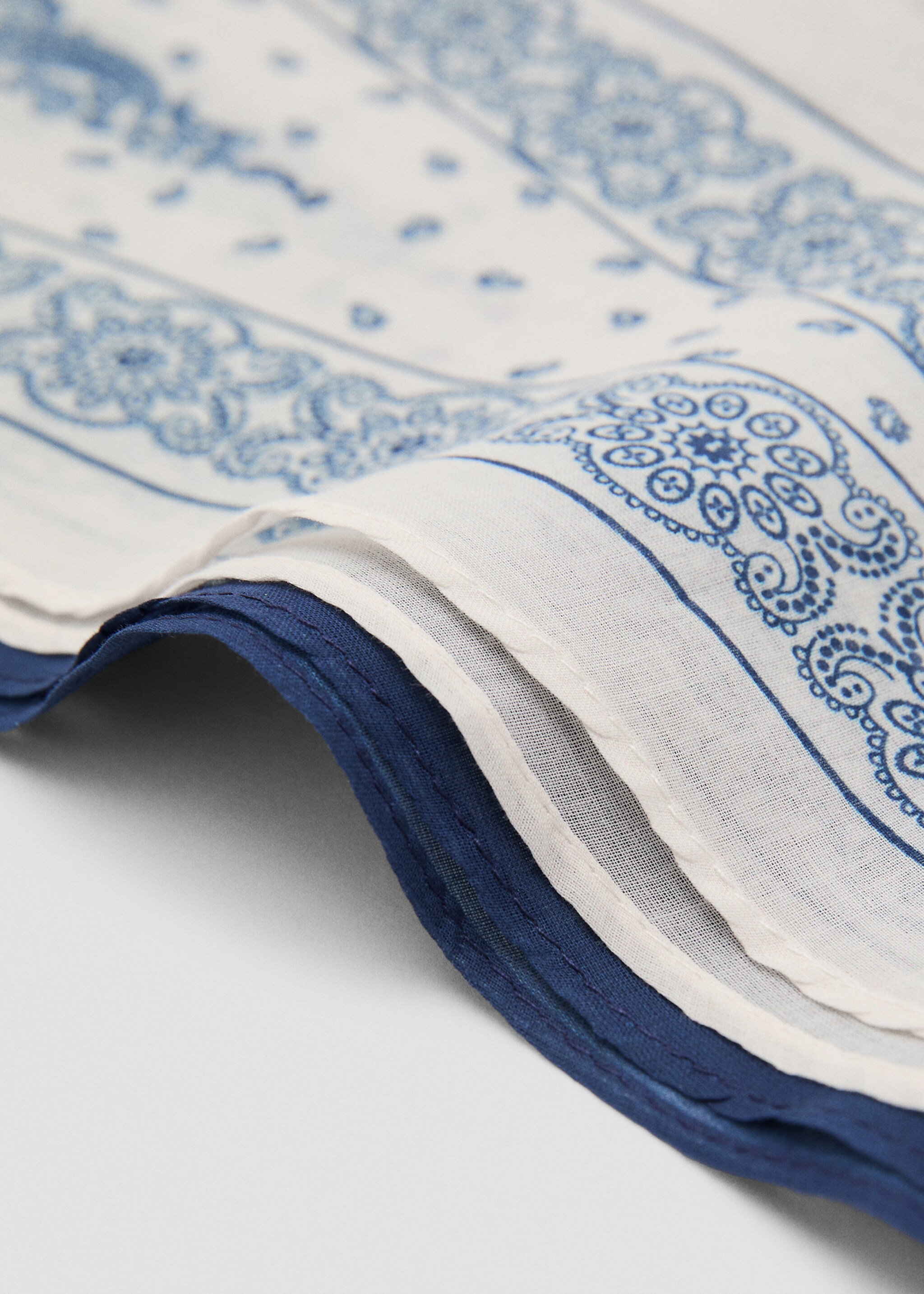 Set of 2 combined scarves - Medium plane, Navy. Ref: 87037692-00.