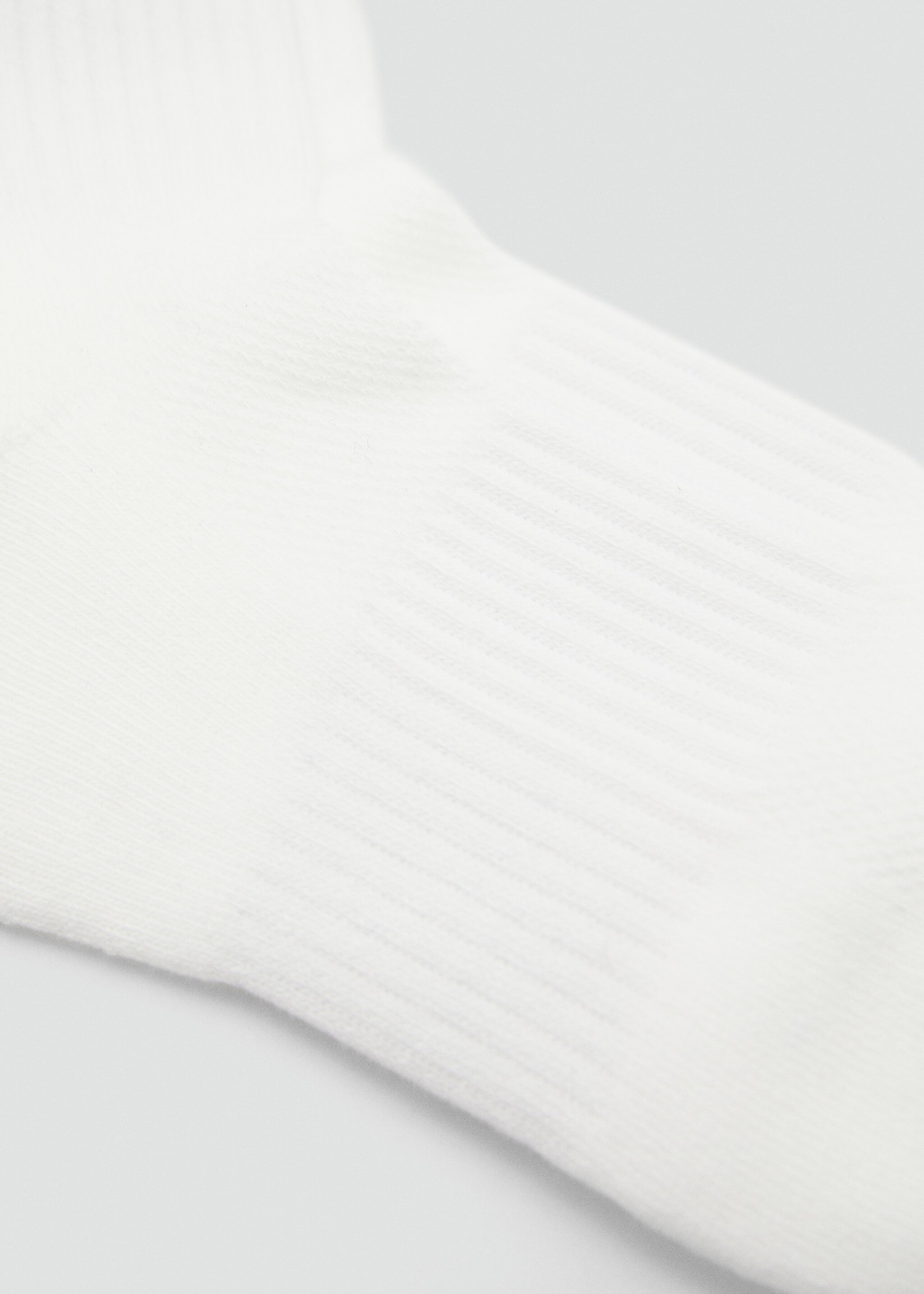 Chaussettes rayées avec message brodé - Détail de l'article 1, Bleu ciel. Ref: 87037707-00.