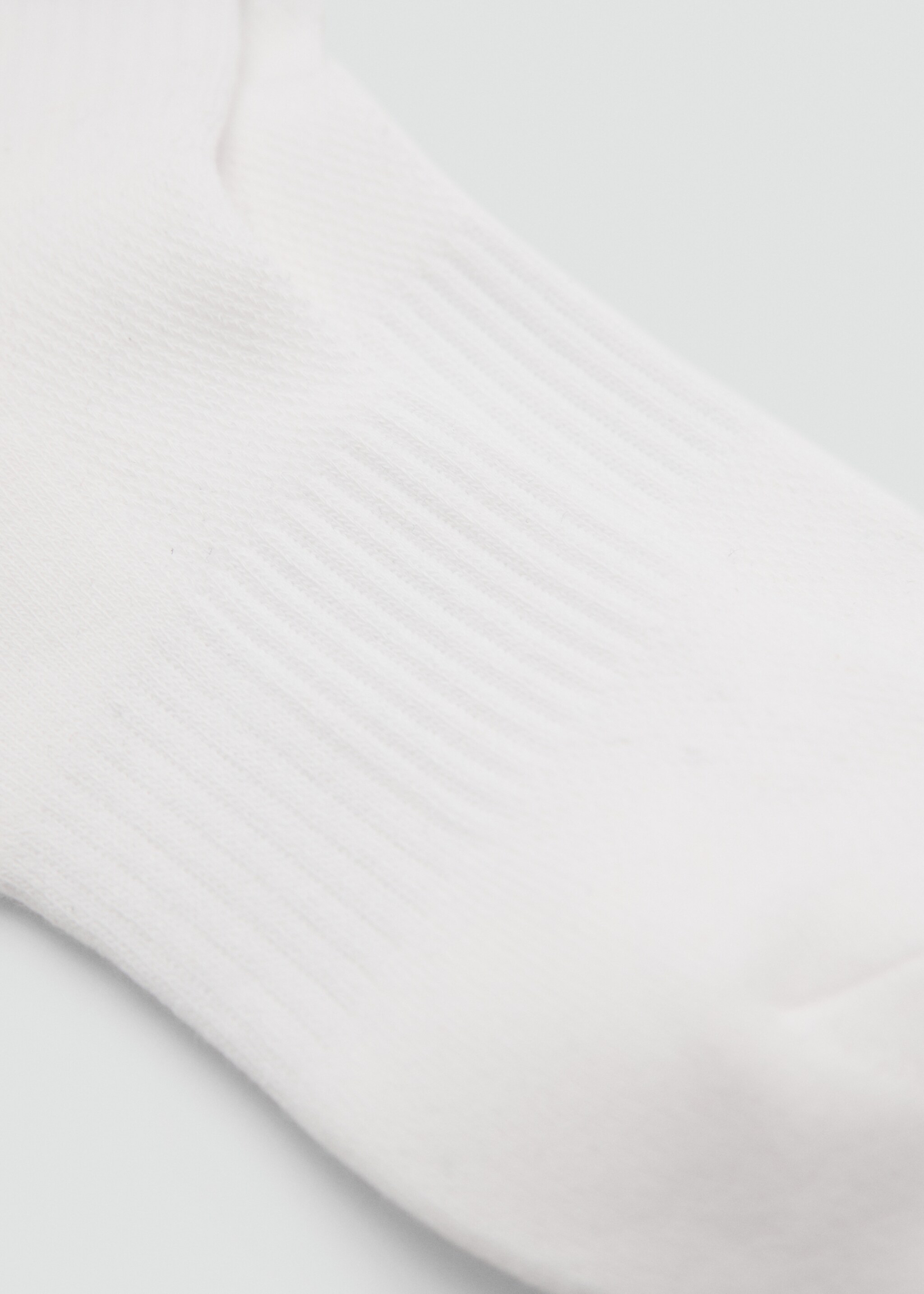 Chaussettes rayées avec message brodé - Détail de l'article 1, Rouge. Ref: 87037707-00.
