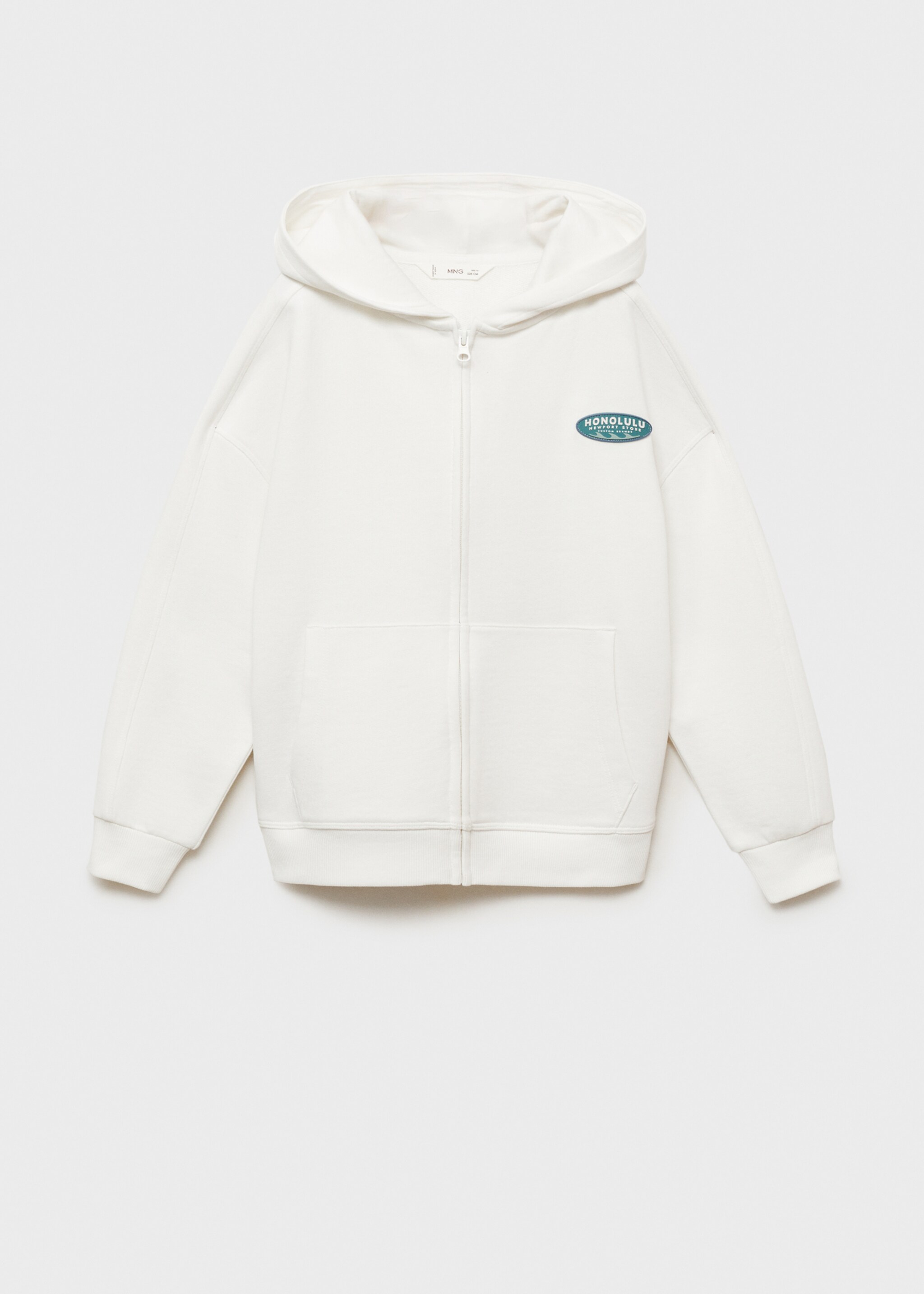 Kapuzenjacke - Artikel ohne Model, Cremeweiß. Ref: 87037708-00.