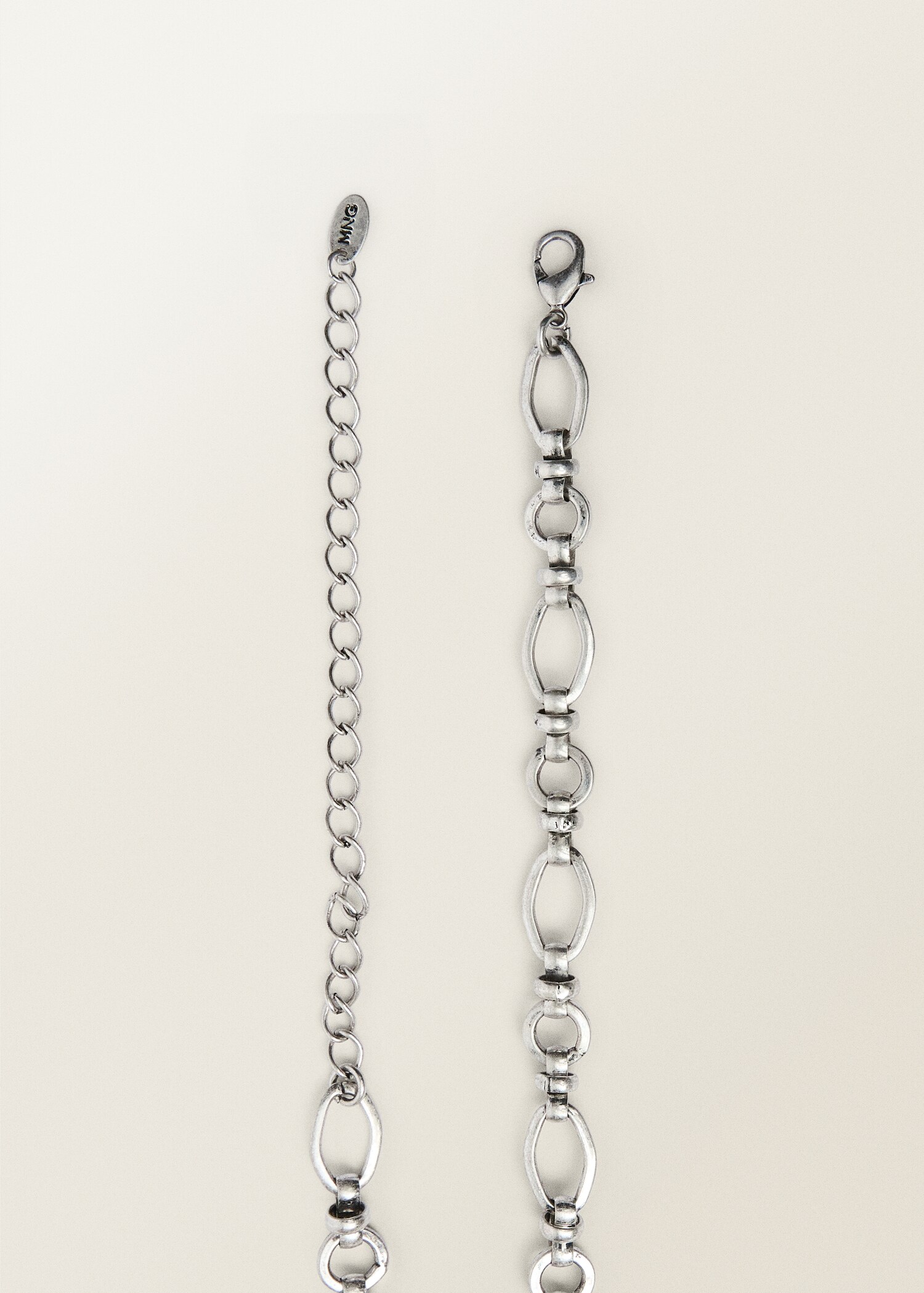 Combined belt with metal rings - Details of the article 1