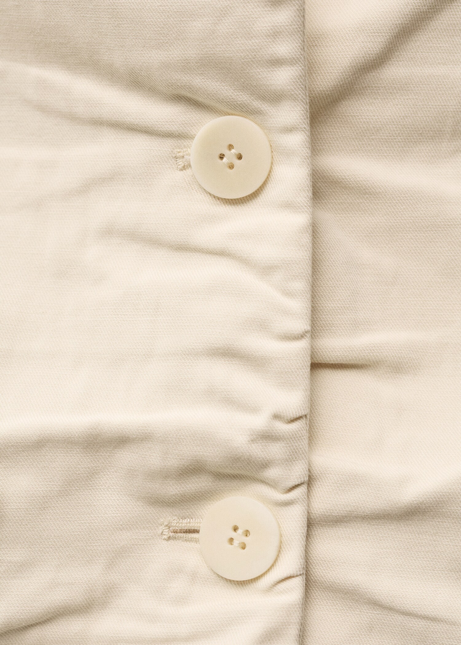 Blazer de costume lin mélangé effet froissé - Détail de l'article 8