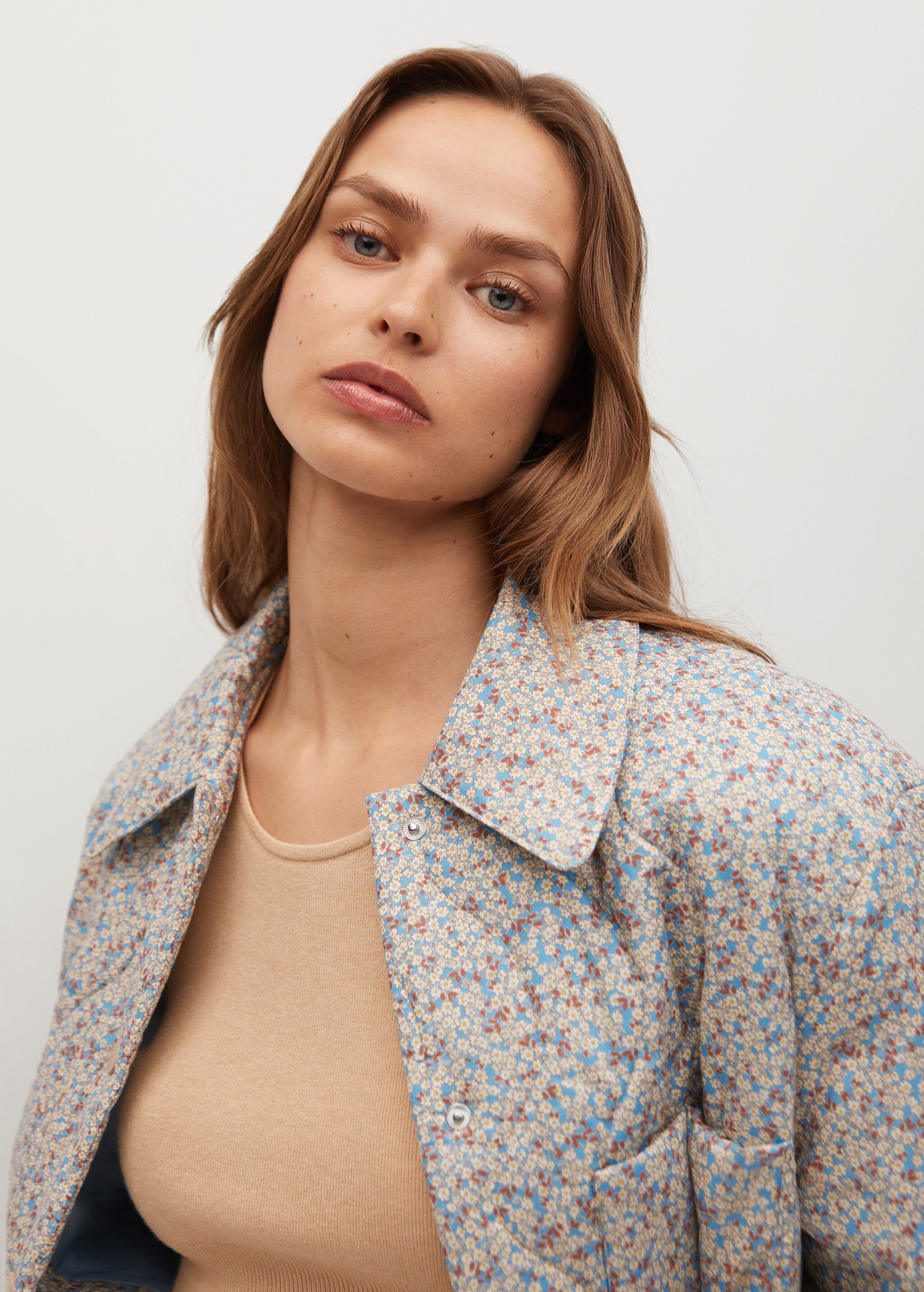 Chaqueta acolchada estampada - Detalle del artículo 1