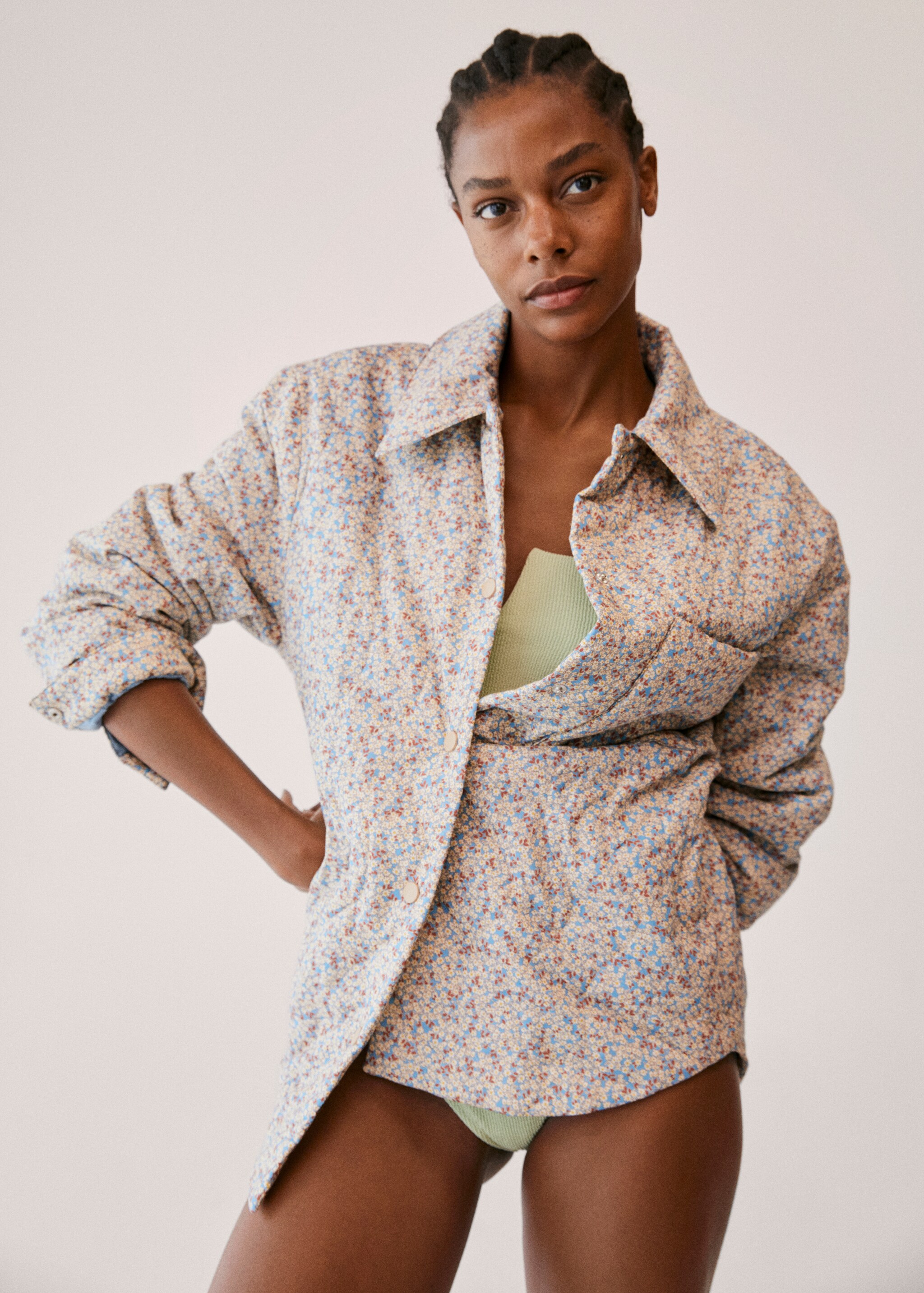 Chaqueta acolchada estampada - Detalle del artículo 6