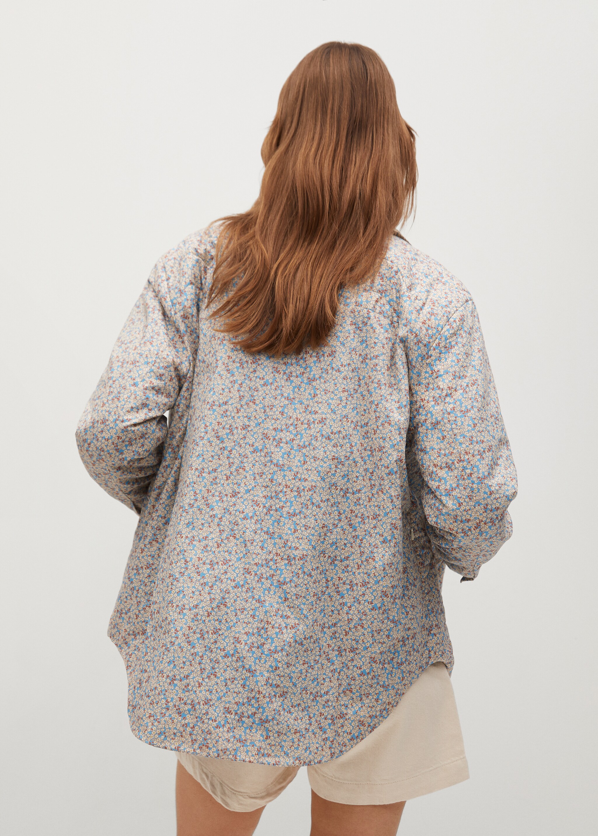 Chaqueta acolchada estampada - Reverso del artículo
