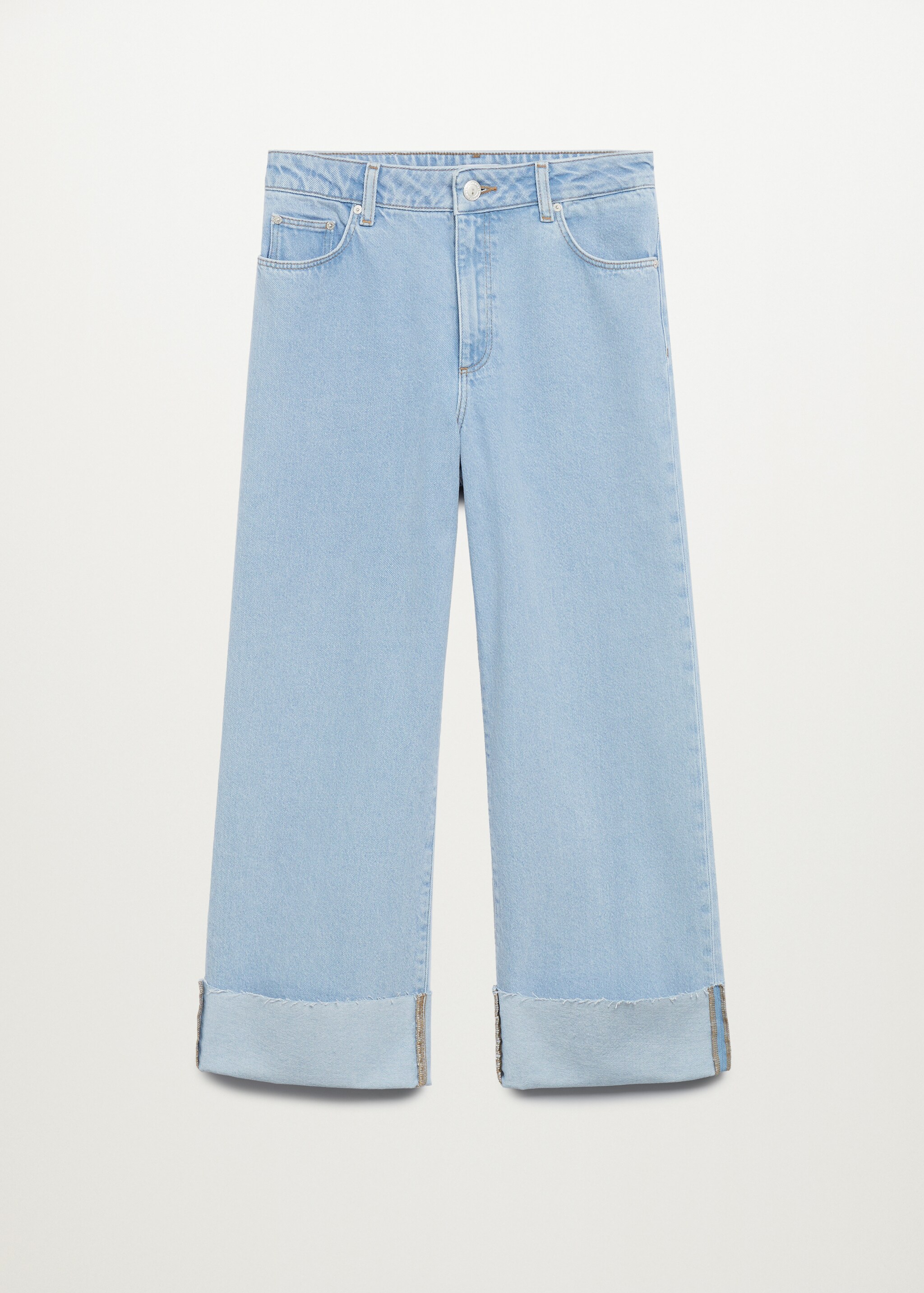 Jeans culotte bajo vuelto - Artículo sin modelo