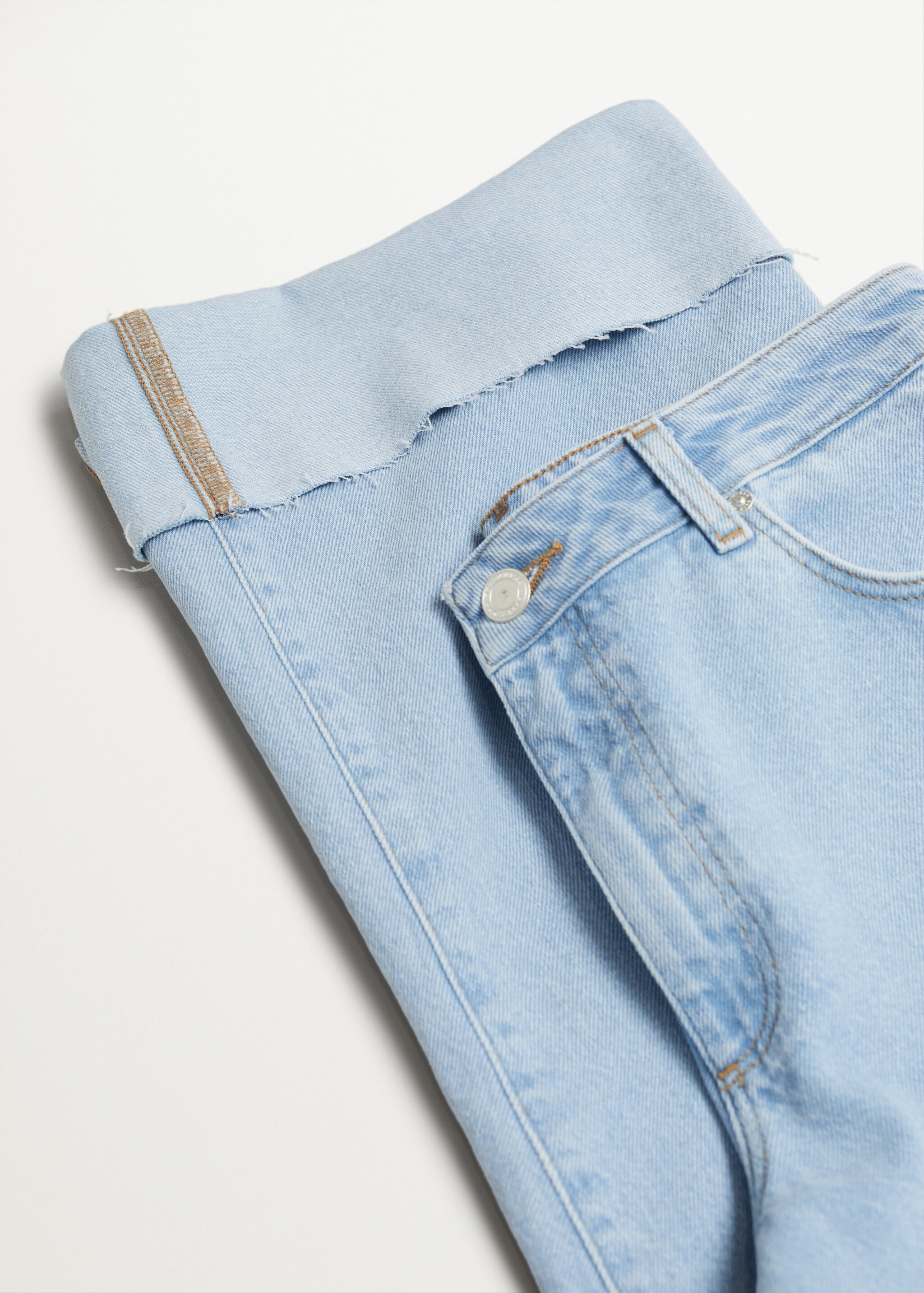 Jeans culotte bajo vuelto - Detalle del artículo 8