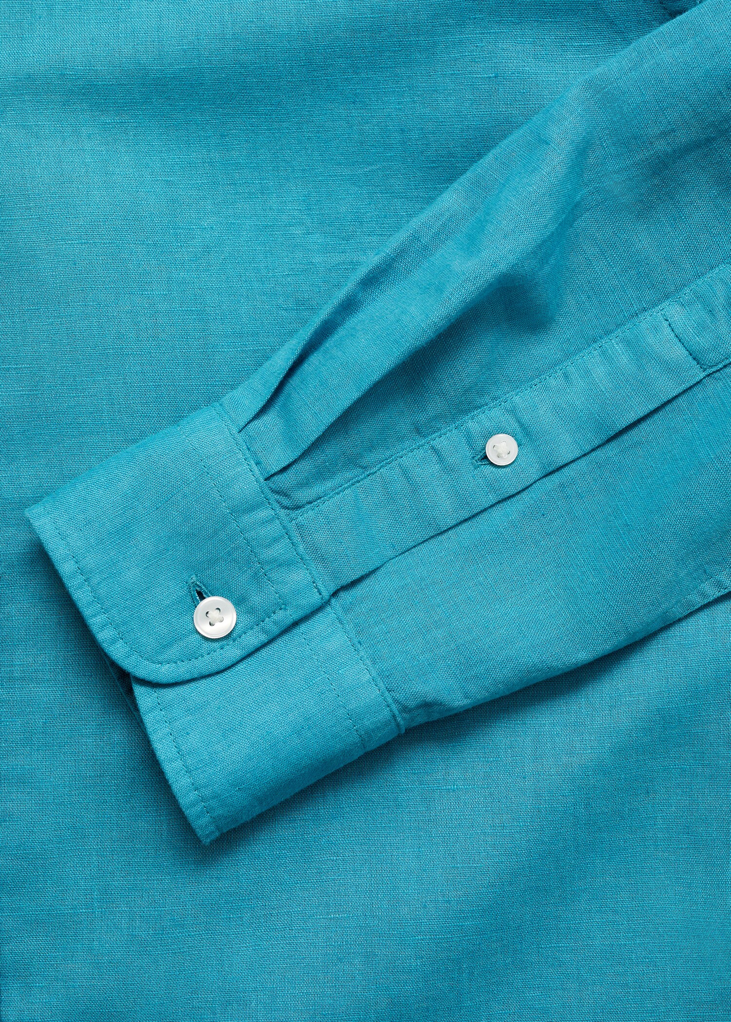 Linen-blend shirt - Details of the article 0