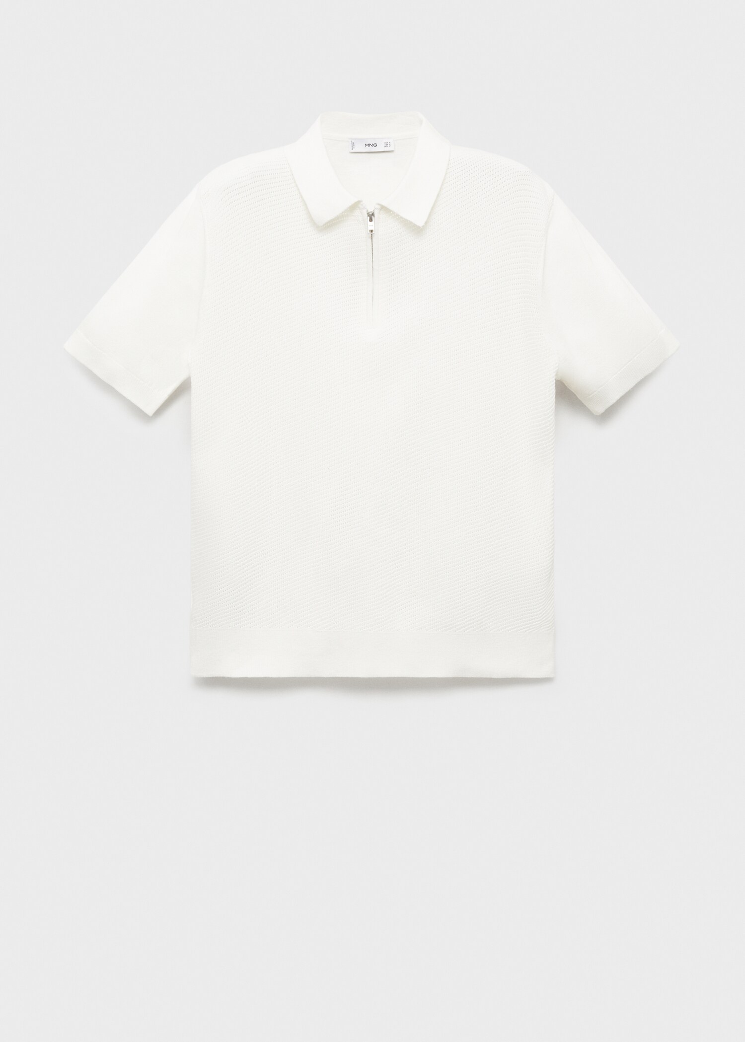 Polo punto calado cremallera - Artículo sin modelo