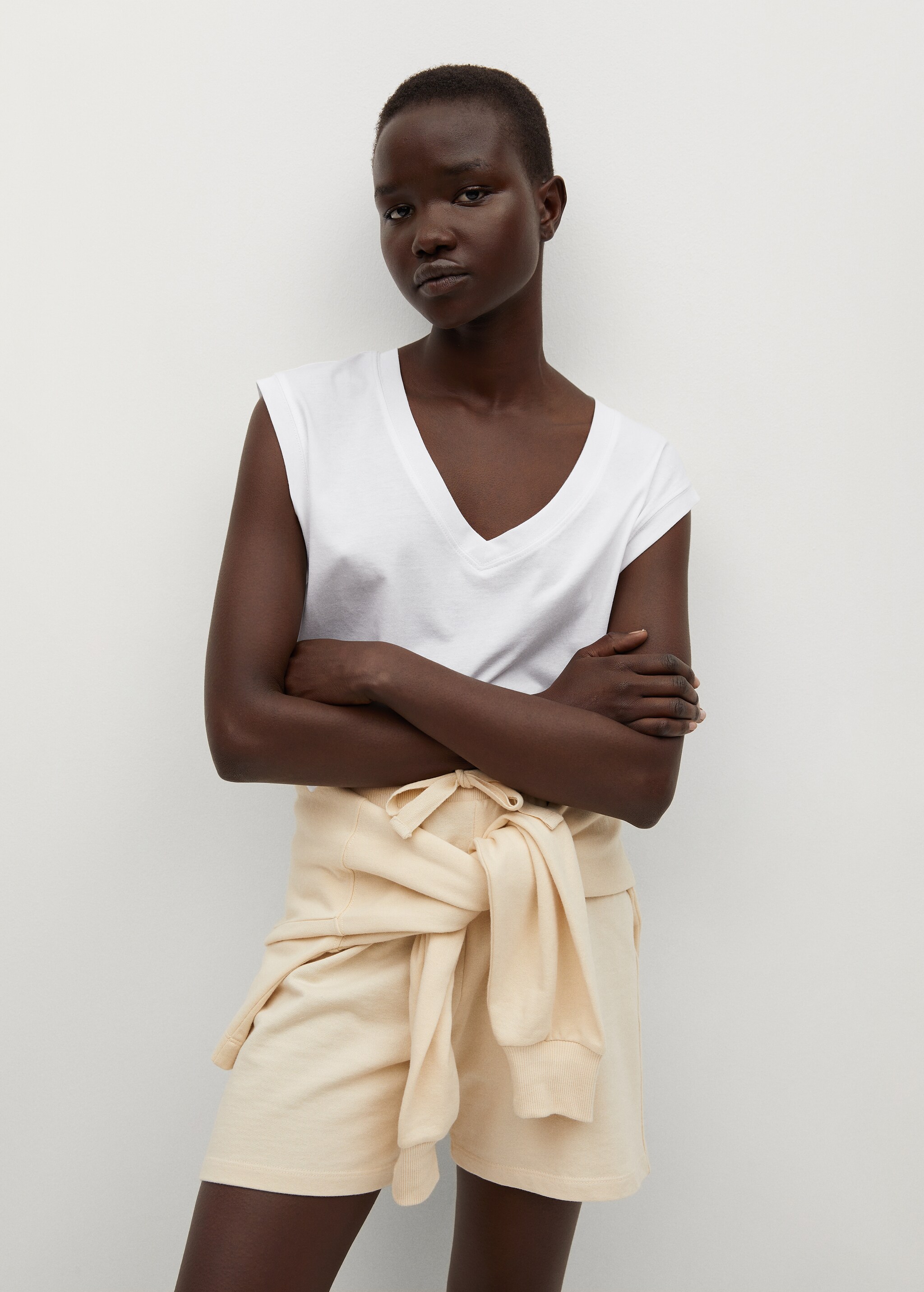 Organic cotton crop top - Medium plane