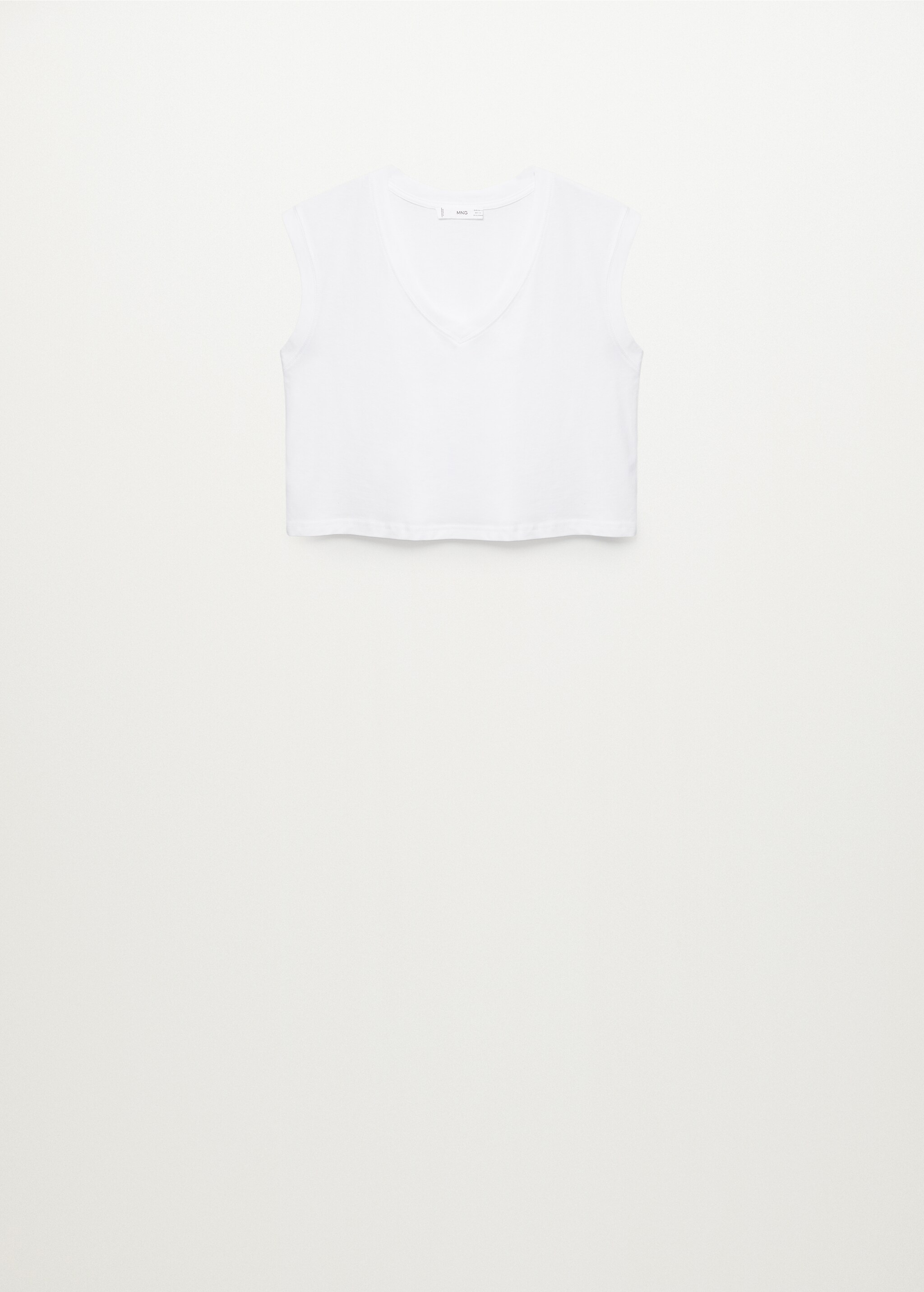 Organic cotton crop top - Article without model