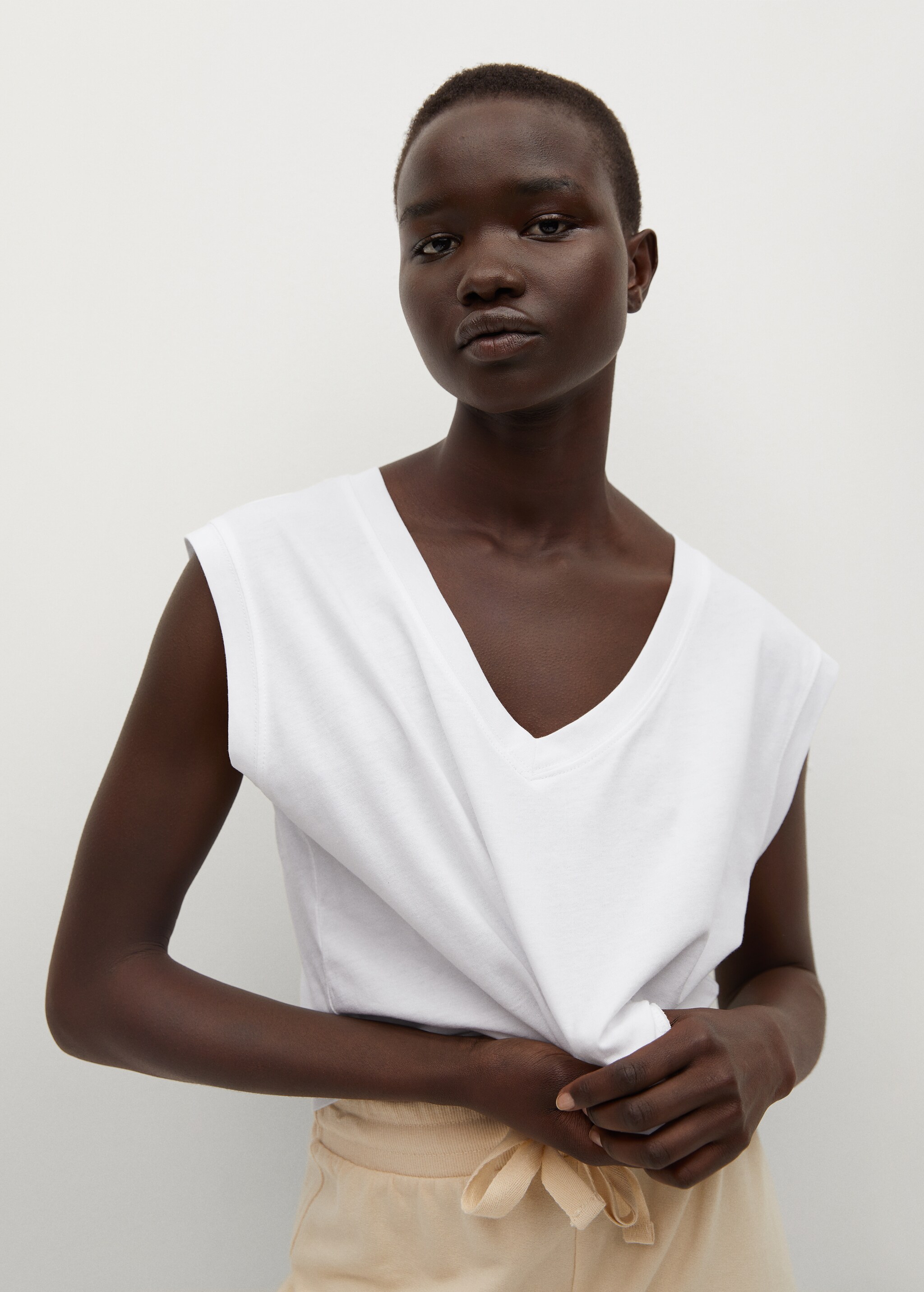 Organic cotton crop top - Details of the article 2