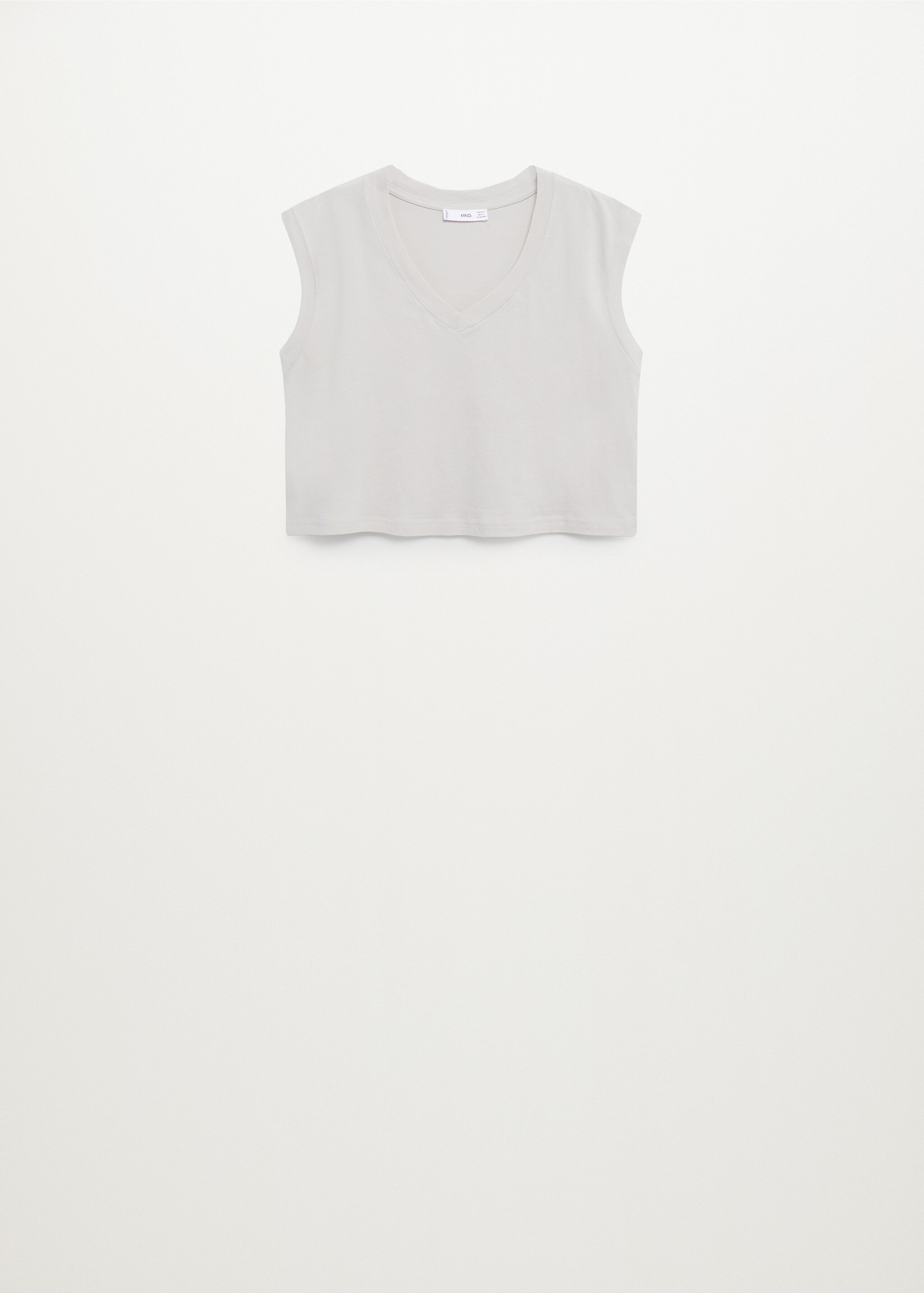 Organic cotton crop top - Article without model