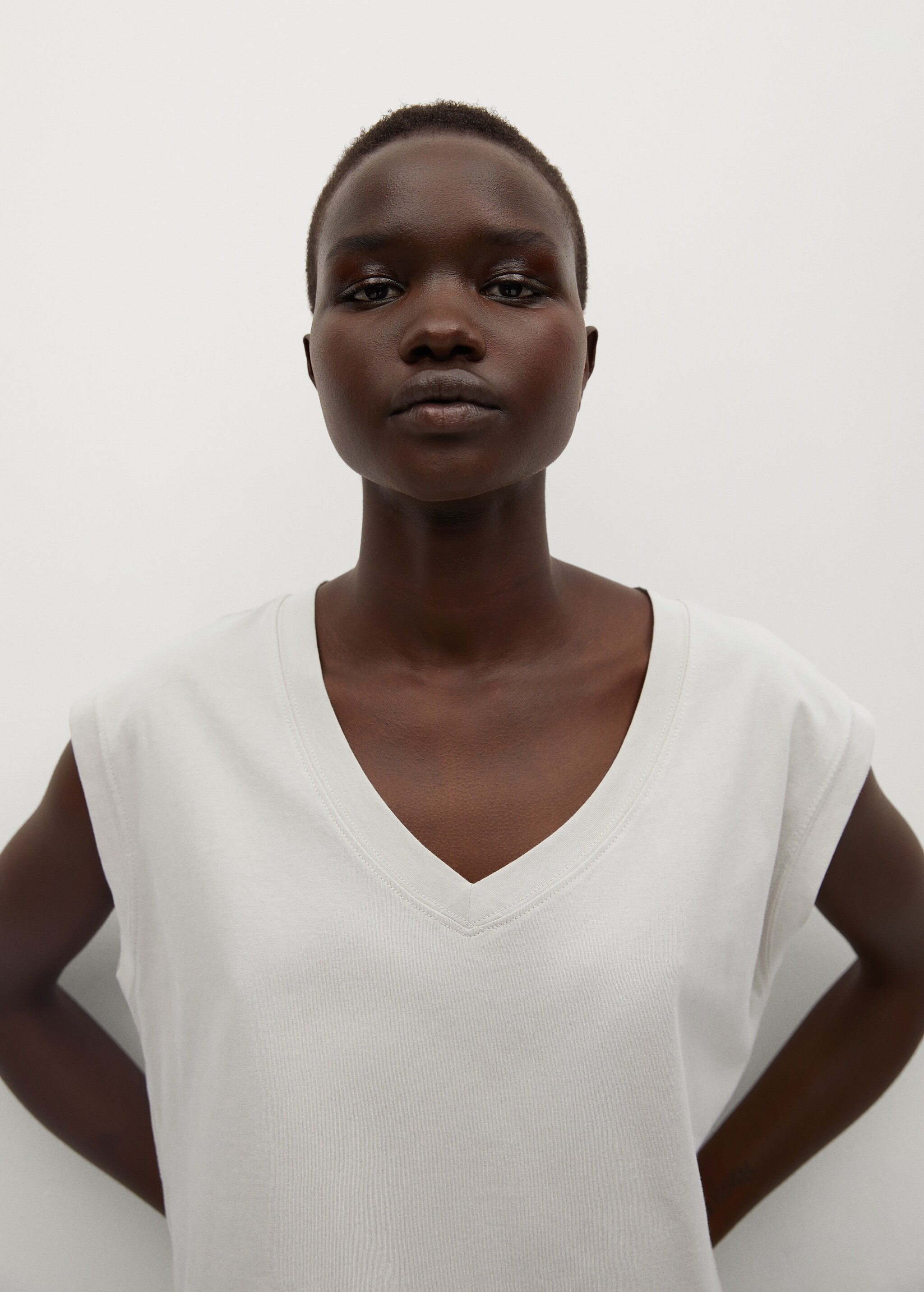 Organic cotton crop top - Details of the article 1