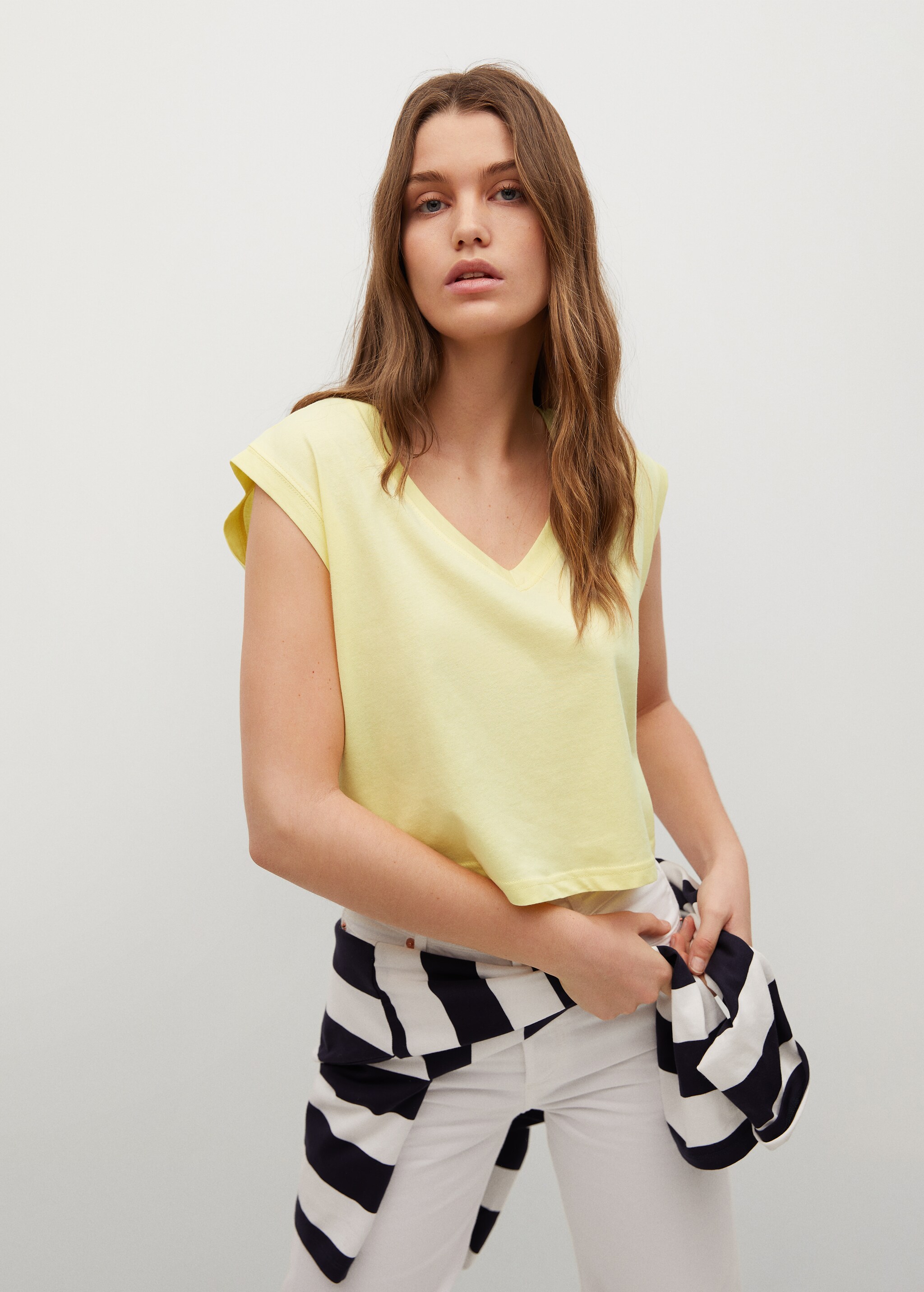 Organic cotton crop top - Medium plane