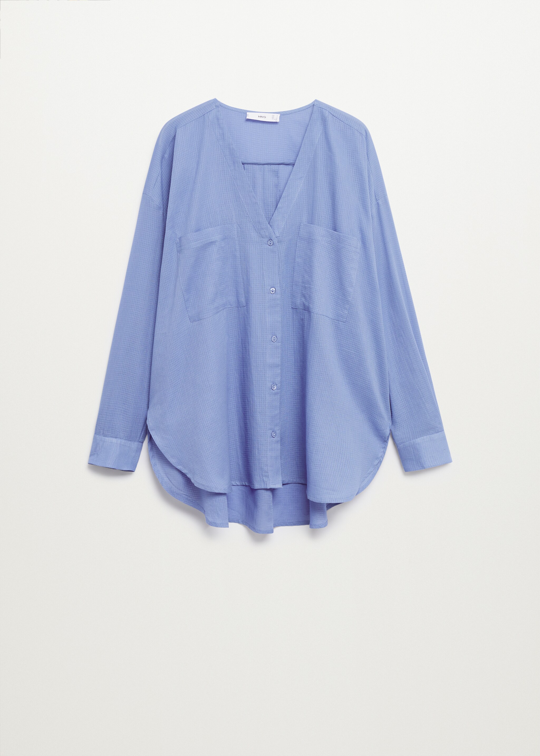 Blusa textura algodón - Artículo sin modelo