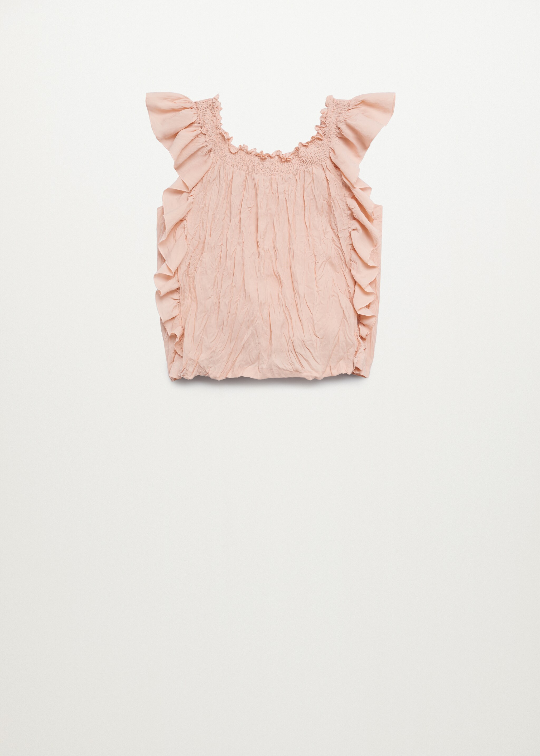 Blusa textura volantes - Artículo sin modelo