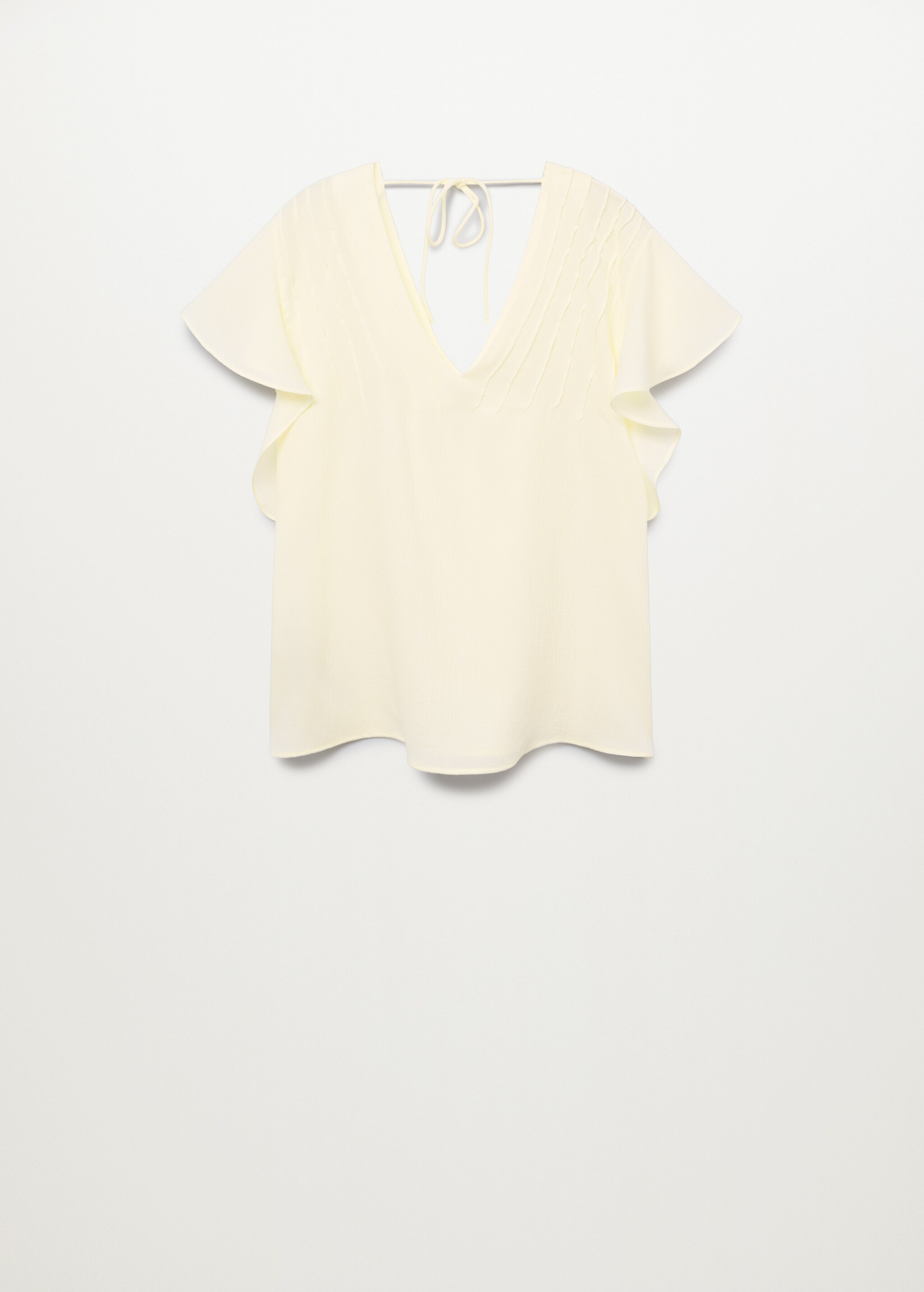 Bow textured blouse - Article without model