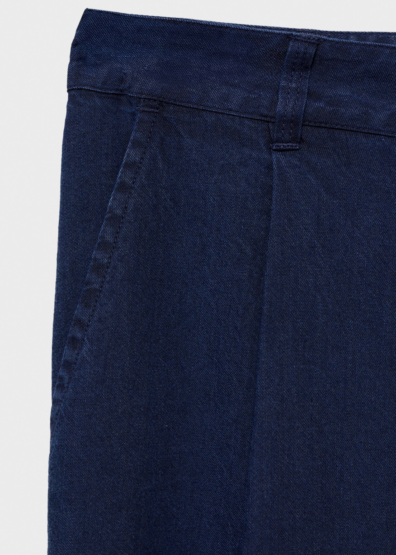 Pantalons wideleg lyocell pinces - Detall de l'article 0