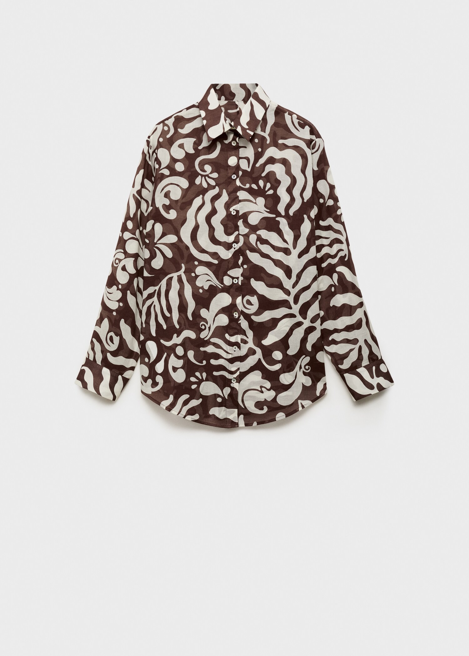 Printed cotton shirt - Article without model