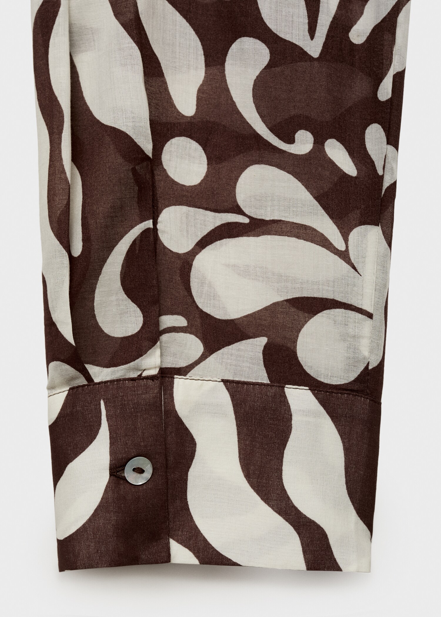 Printed cotton shirt - Details of the article 0