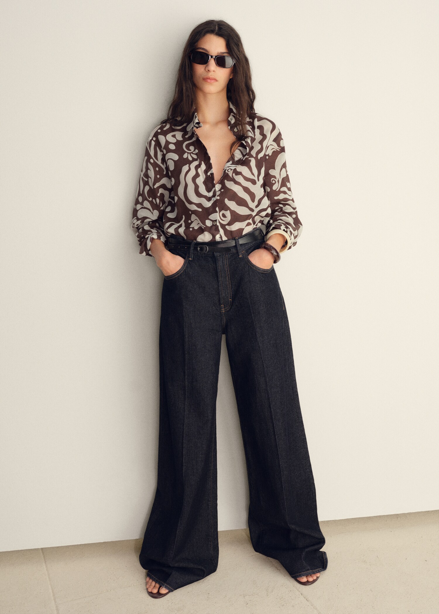 Printed cotton shirt - Details of the article 2